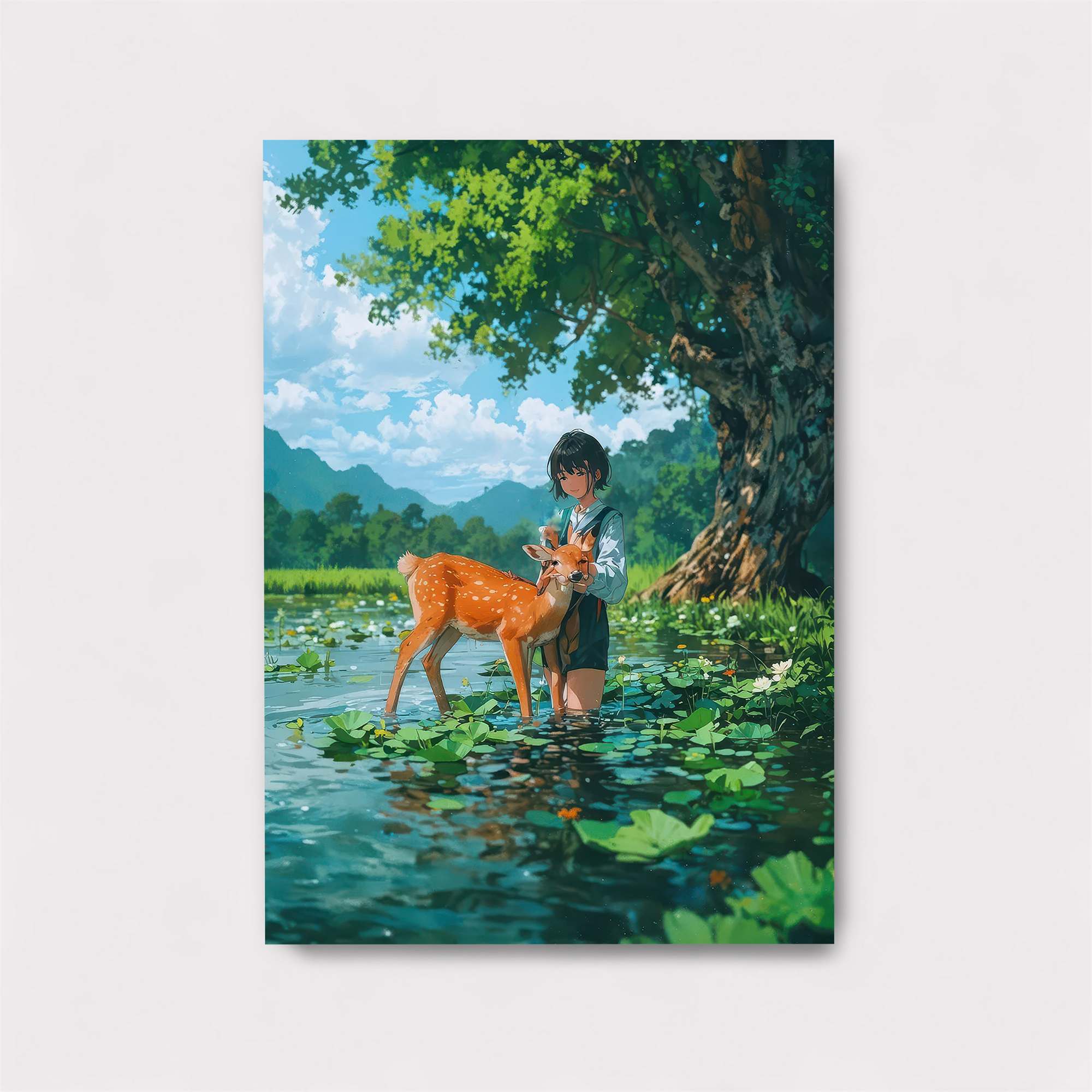 Deer Serenity Safe Wall Magnetic / M