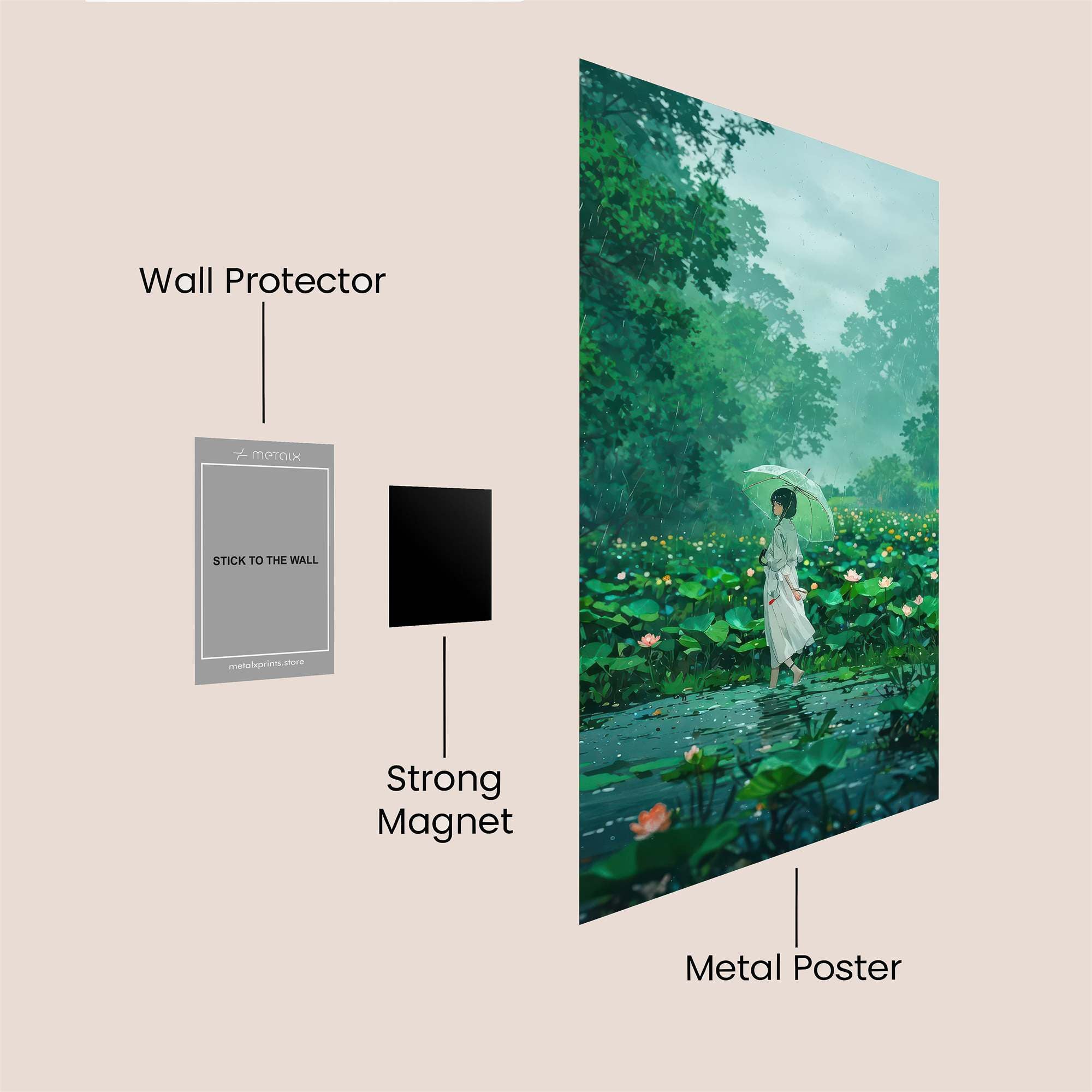 Lotus Serenity Safe Wall Magnetic / M