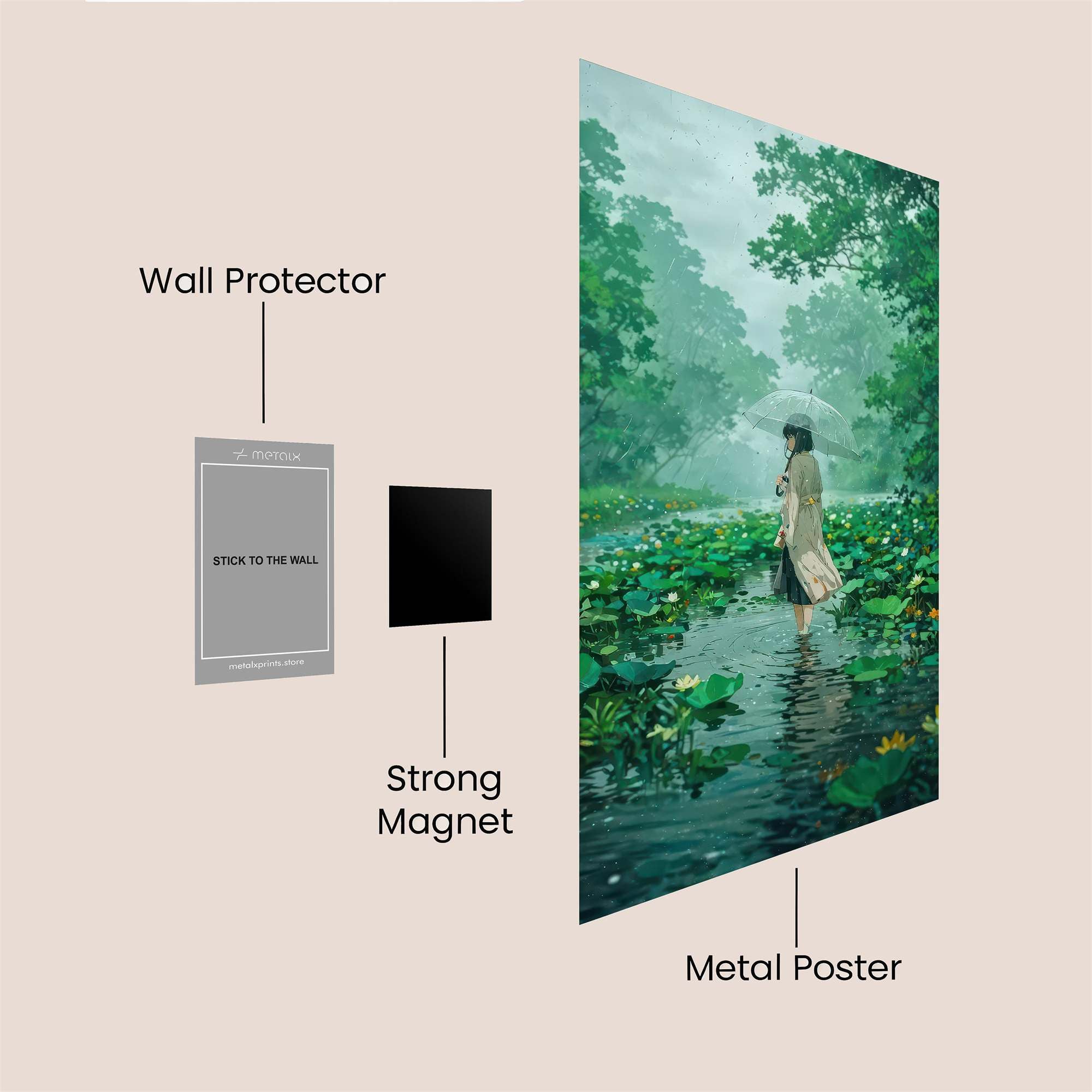 Lily Serenity Safe Wall Magnetic / M