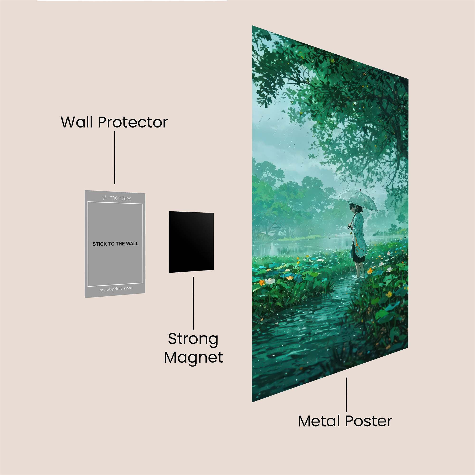 Lotus Serenity Safe Wall Magnetic / M