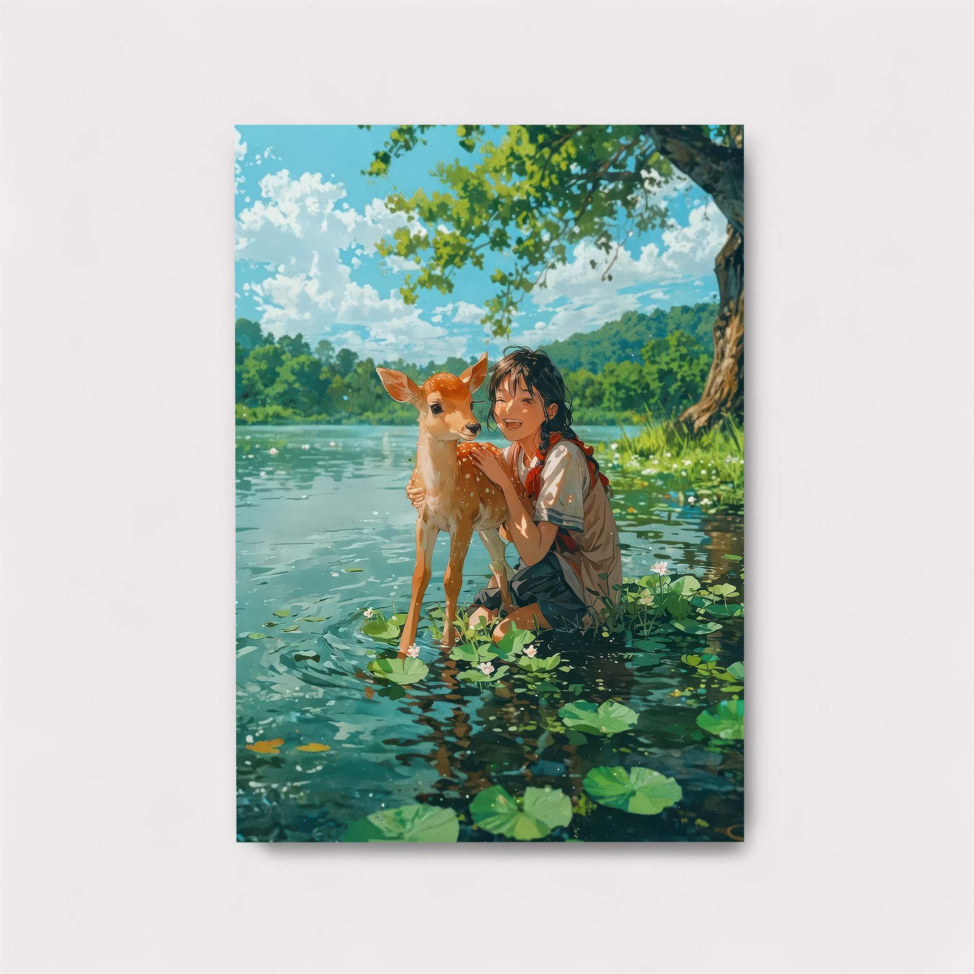 Deer Serenity Safe Wall Magnetic / M