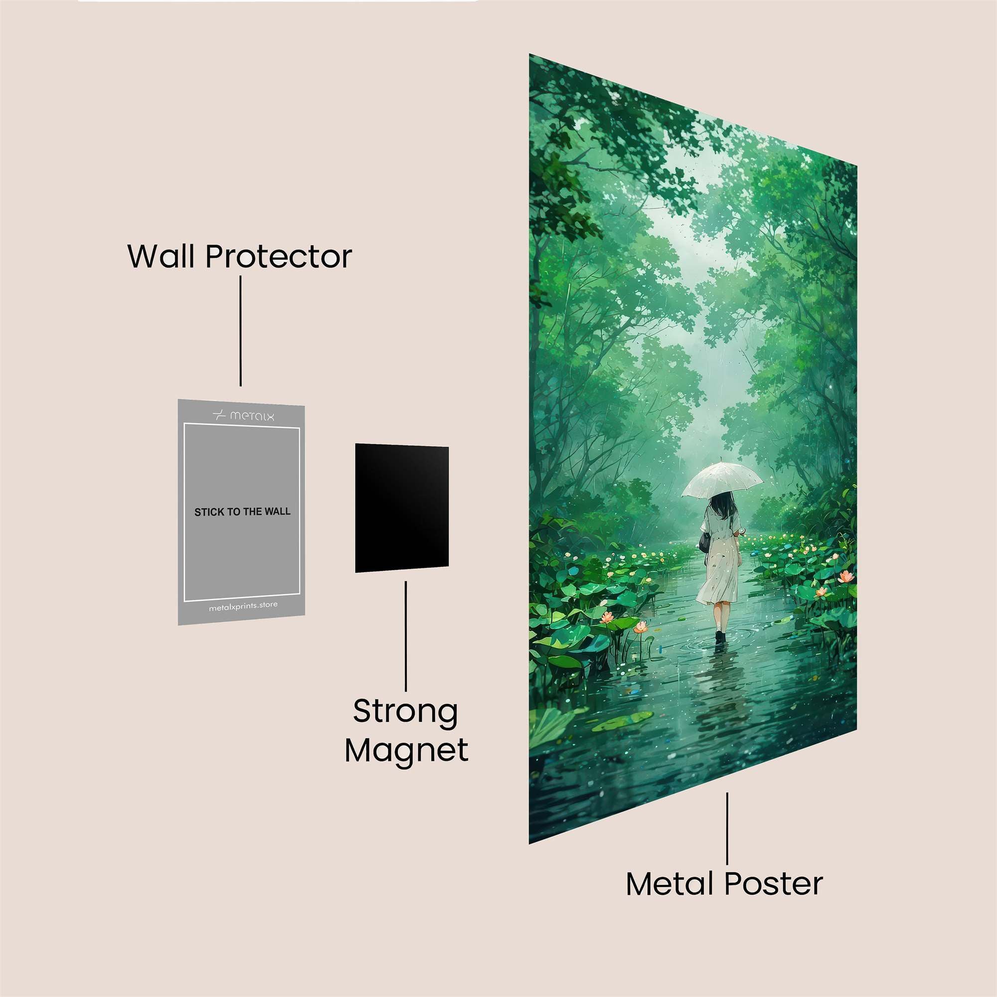 LotusDream Safe Wall Magnetic / M