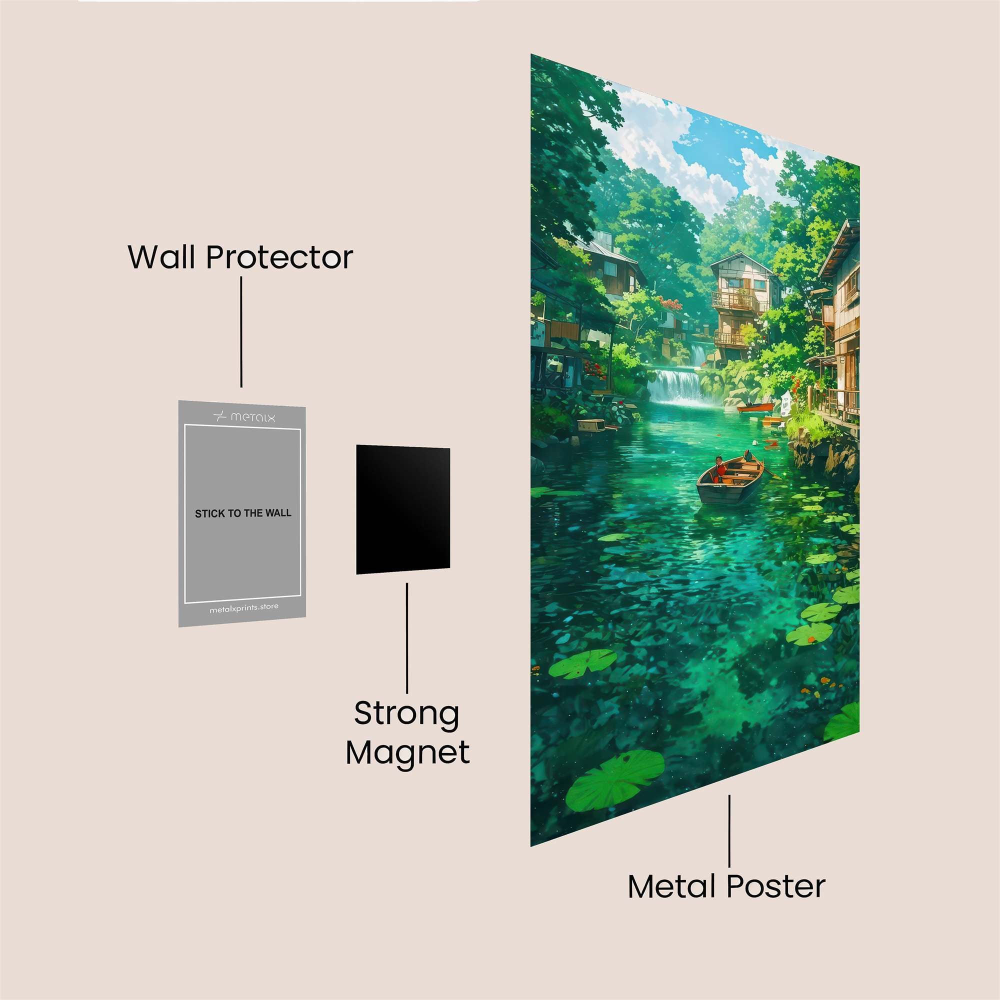 Serenity Village Safe Wall Magnetic / M