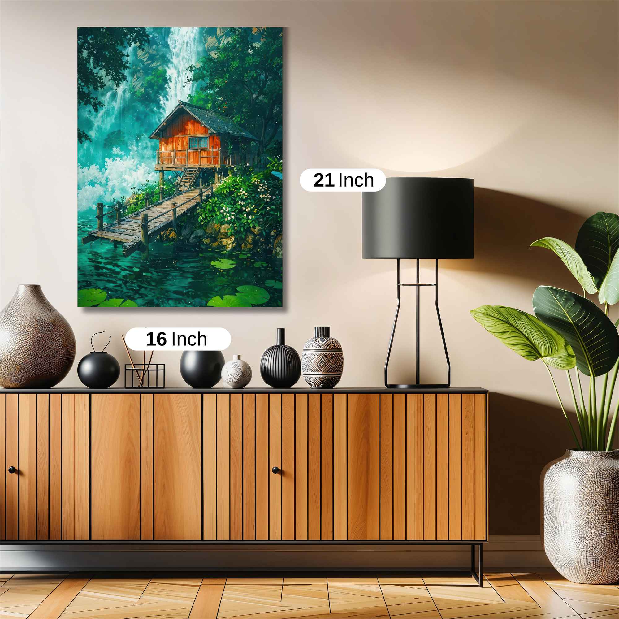 Cabin Serenity Safe Wall Magnetic / M