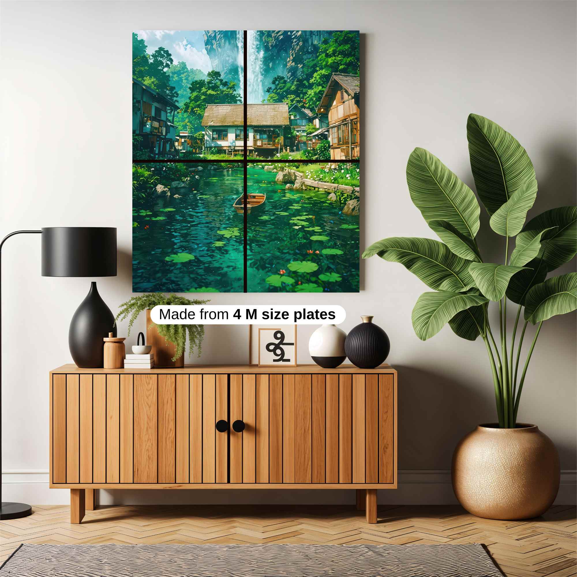 Waterfall Serenity Safe Wall Magnetic / M