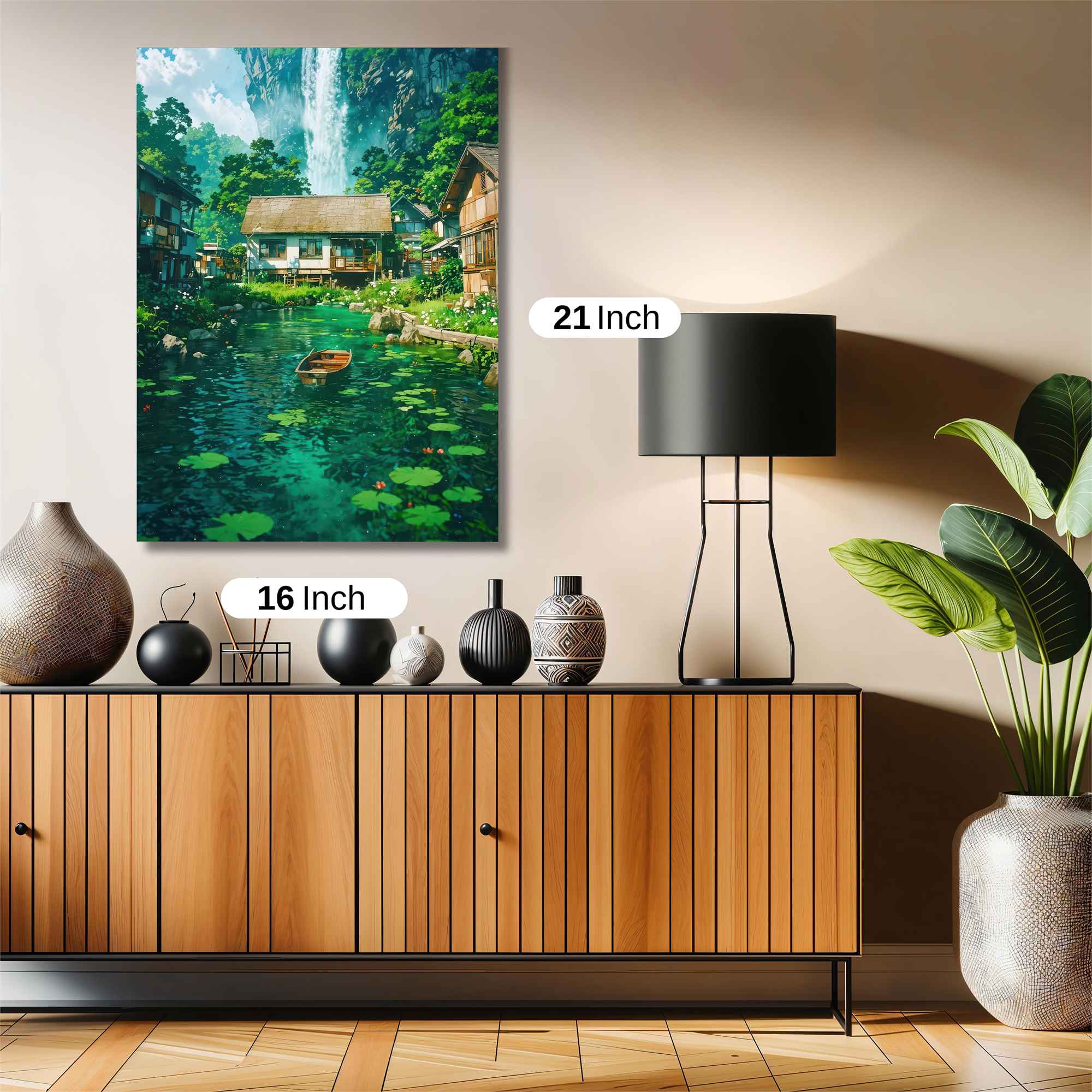 Waterfall Serenity Safe Wall Magnetic / M