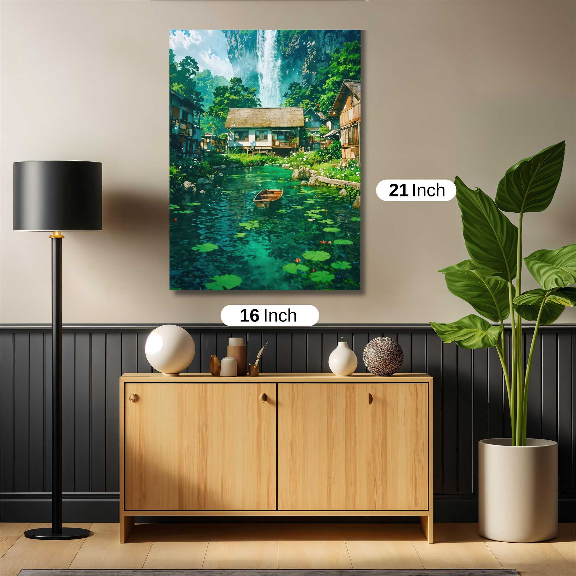 Waterfall Serenity Safe Wall Magnetic / M