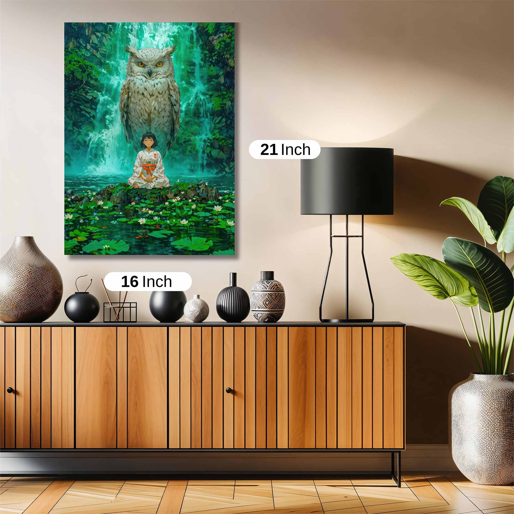 Owl Serenity Safe Wall Magnetic / M