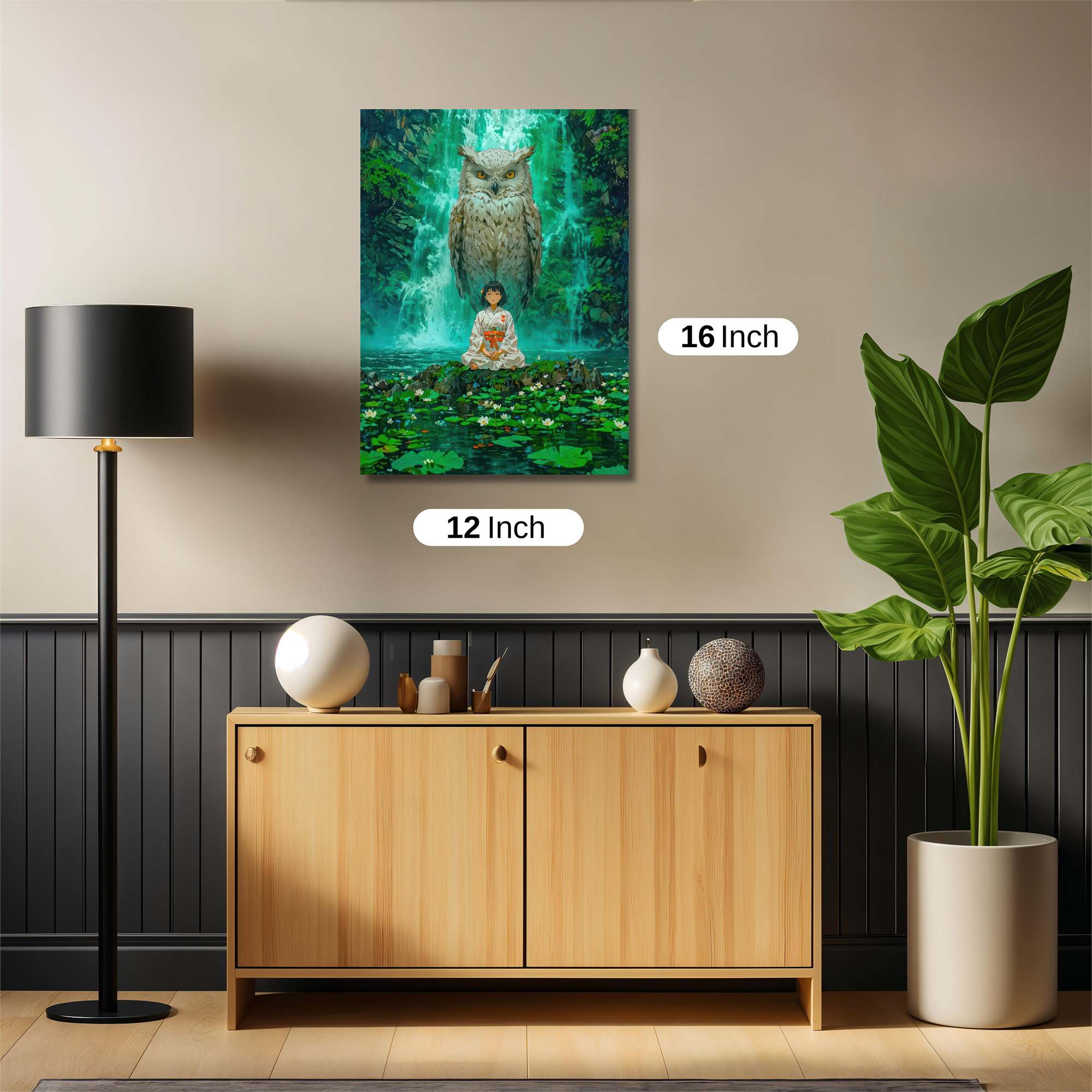 Owl Serenity Safe Wall Magnetic / M