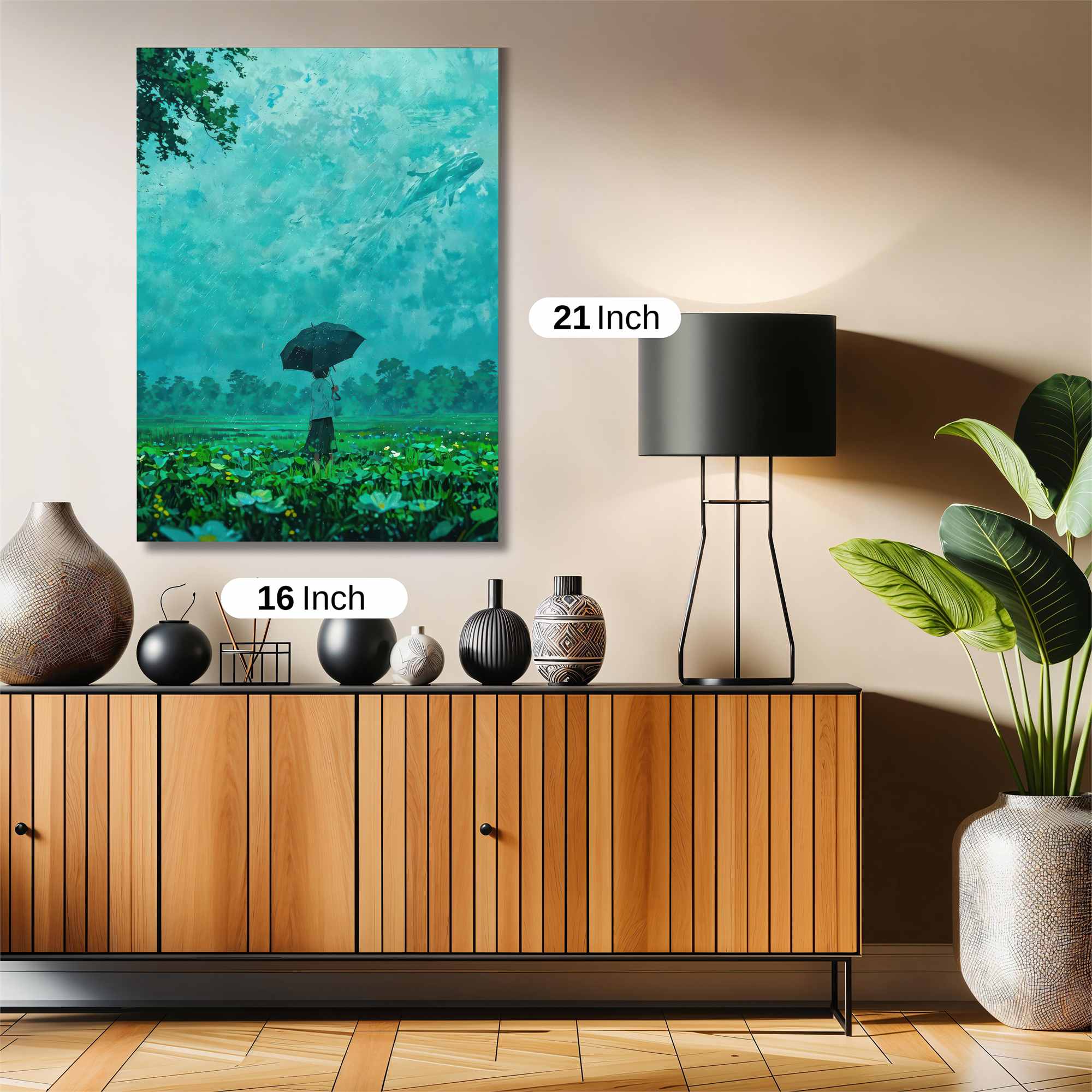 Rainy Serenity Safe Wall Magnetic / M