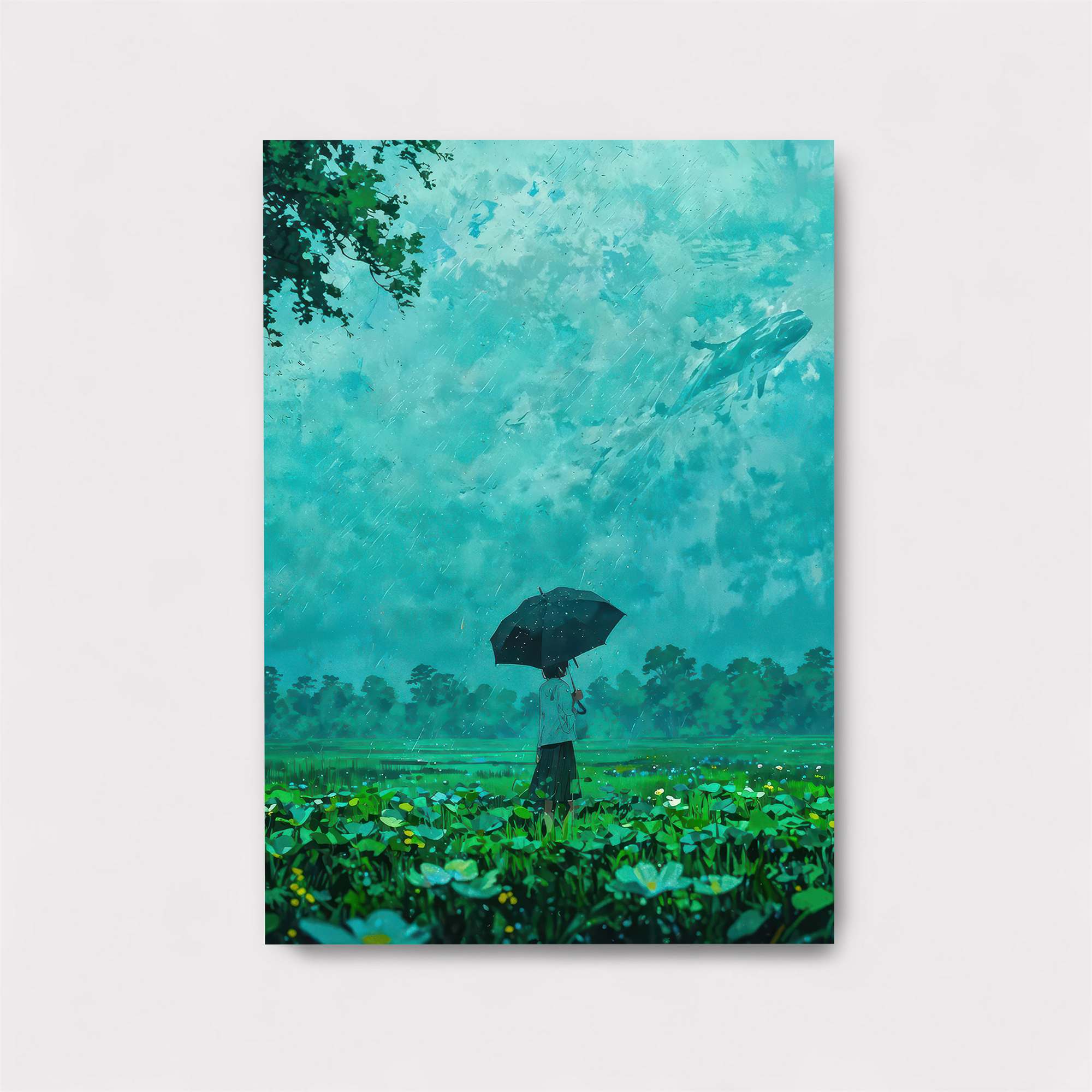 Rainy Serenity Safe Wall Magnetic / M