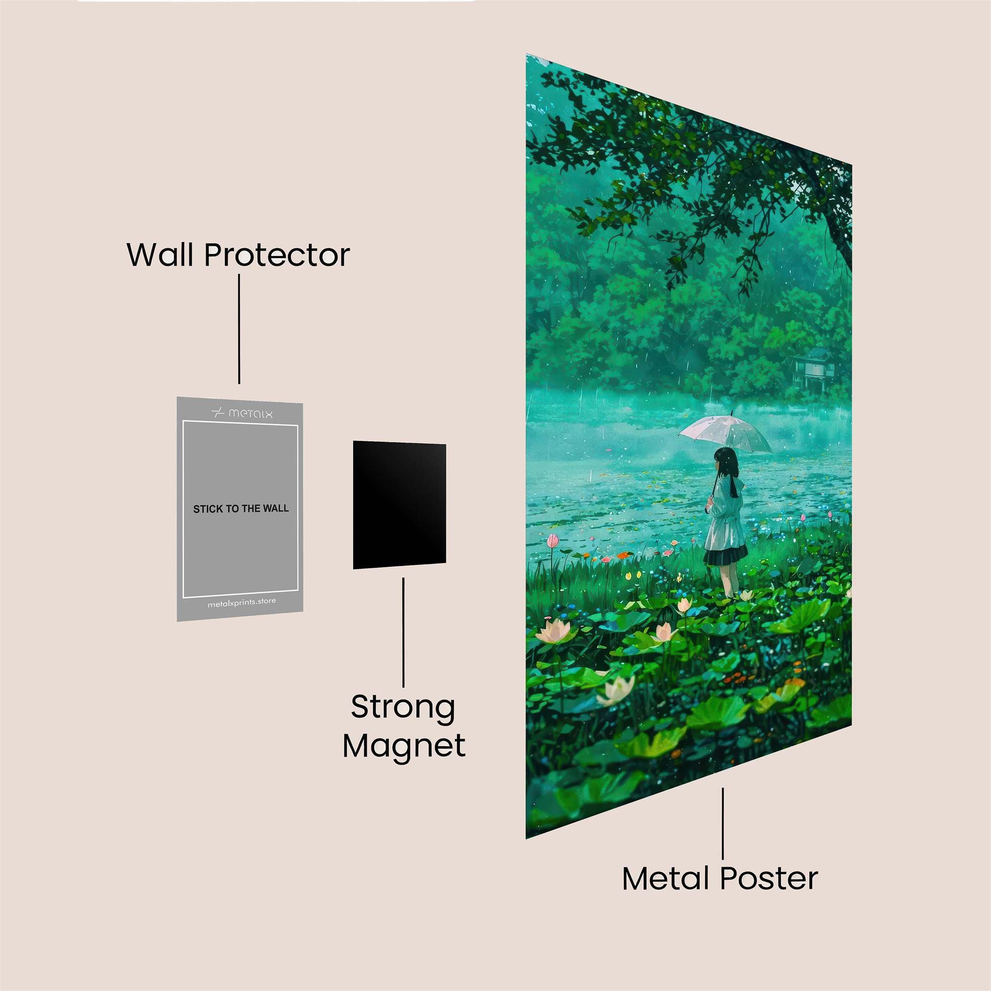 Lotus Serenity Safe Wall Magnetic / M