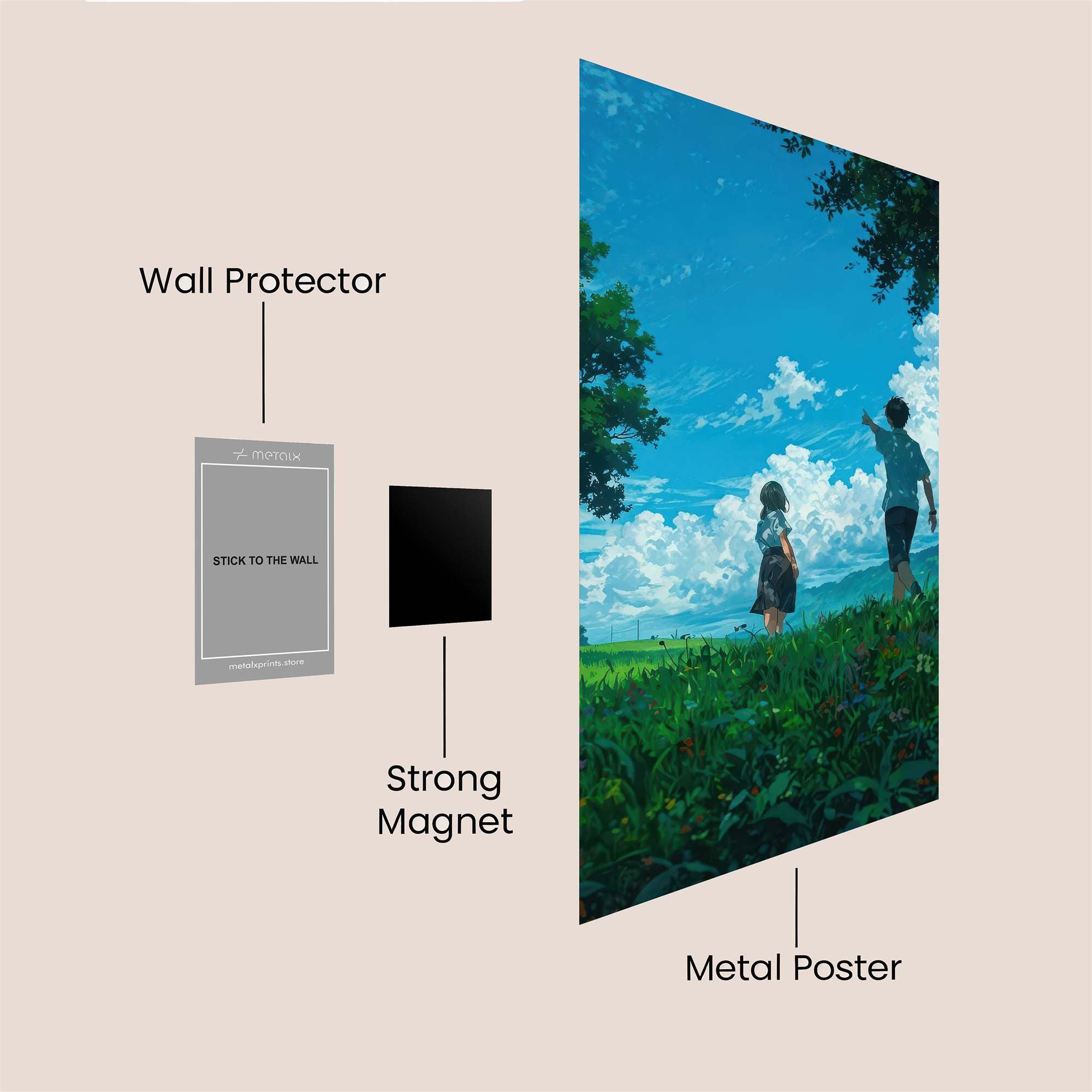 Journey Serene Safe Wall Magnetic / M