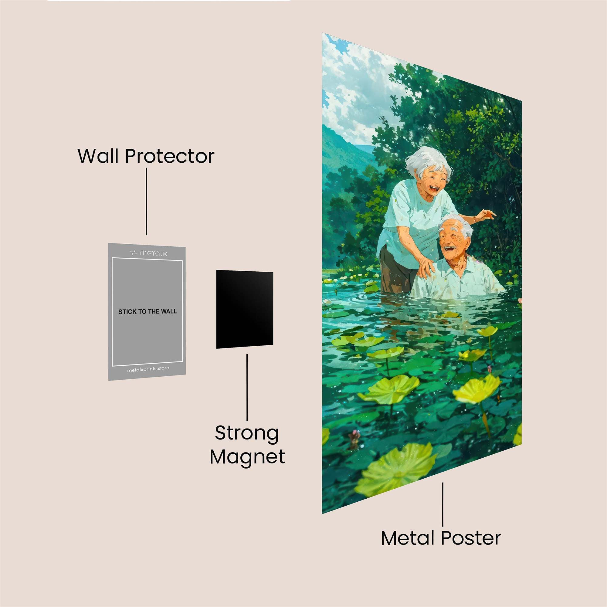 Love Serene Safe Wall Magnetic / M