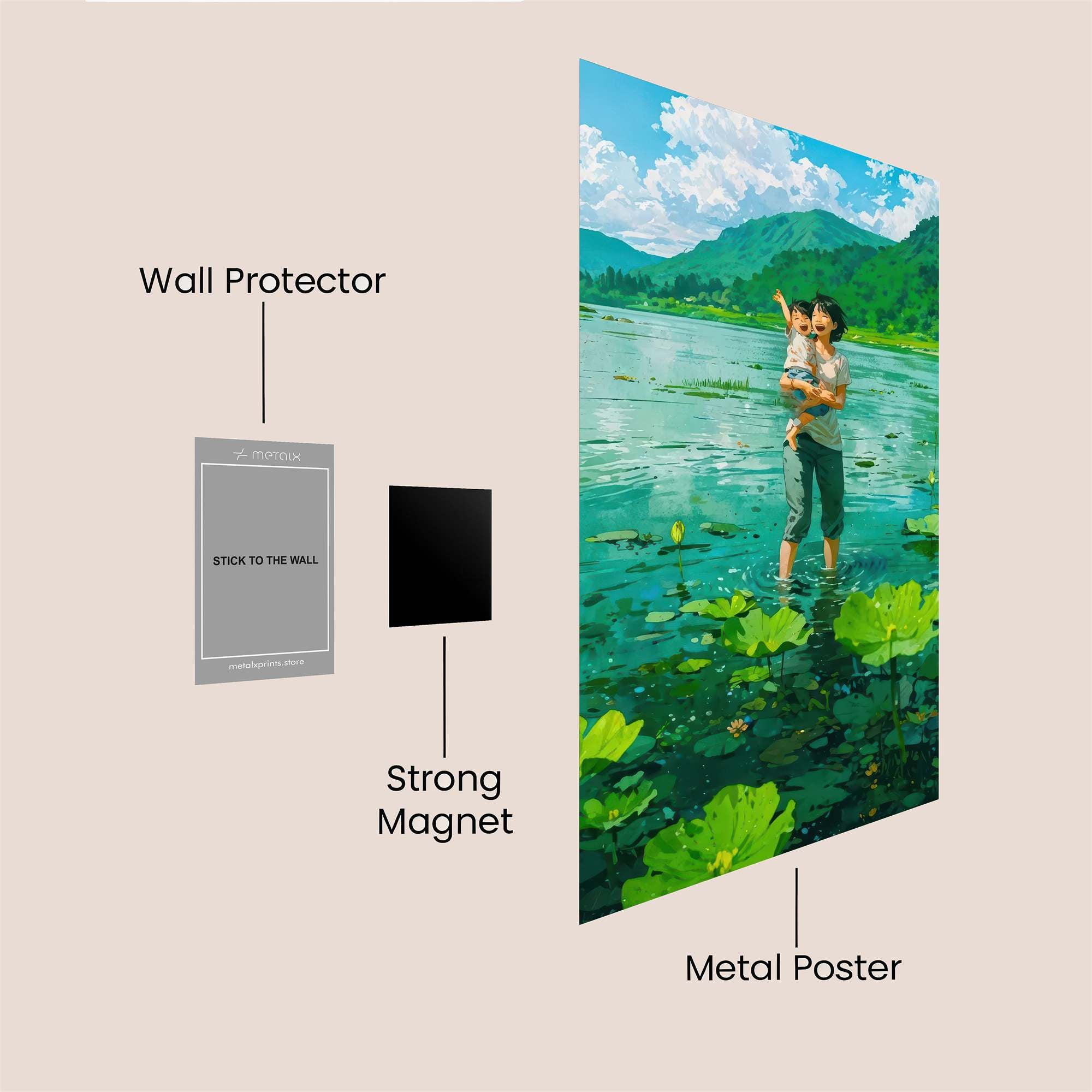 Parental Bliss Safe Wall Magnetic / M