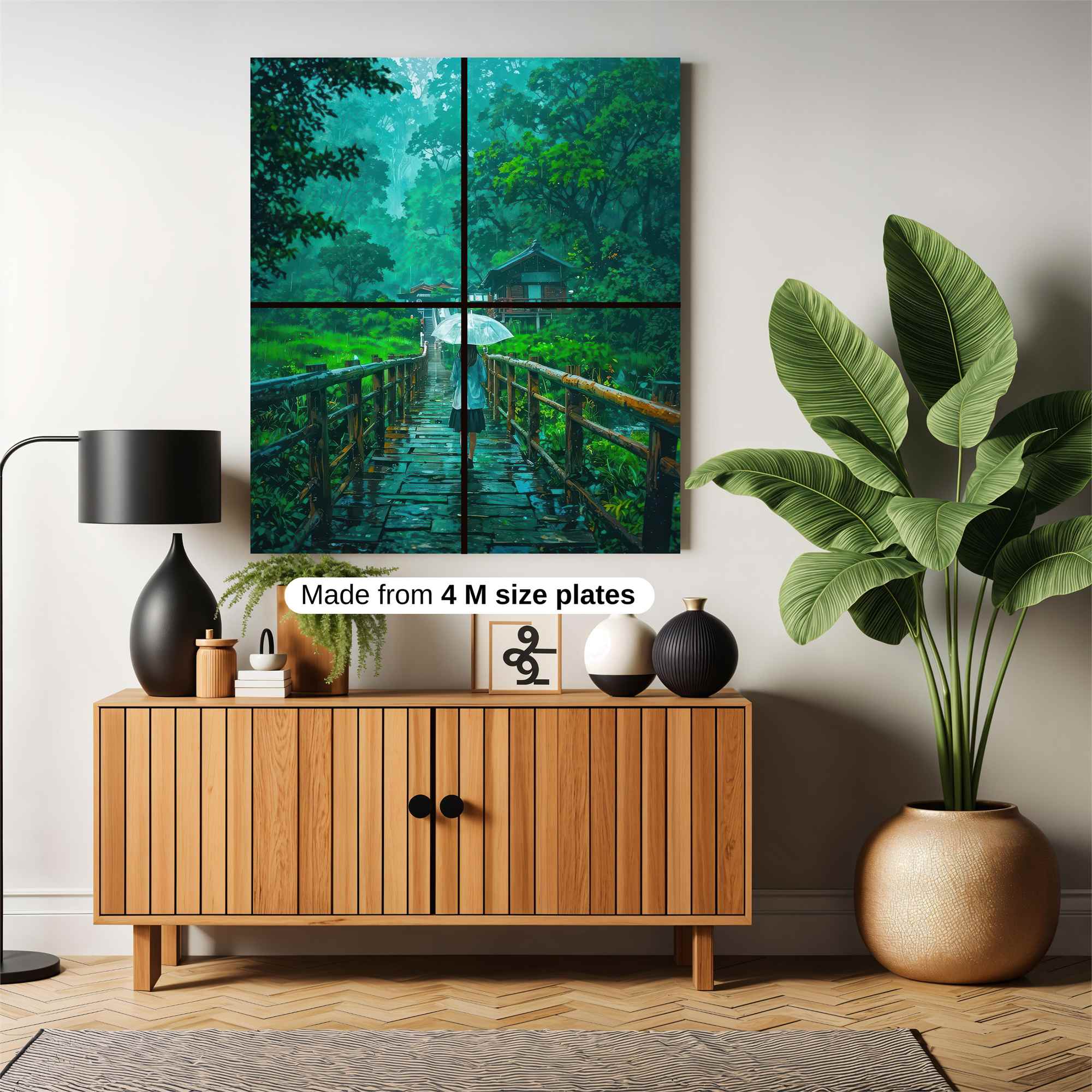 Rainy Serenity Safe Wall Magnetic / M