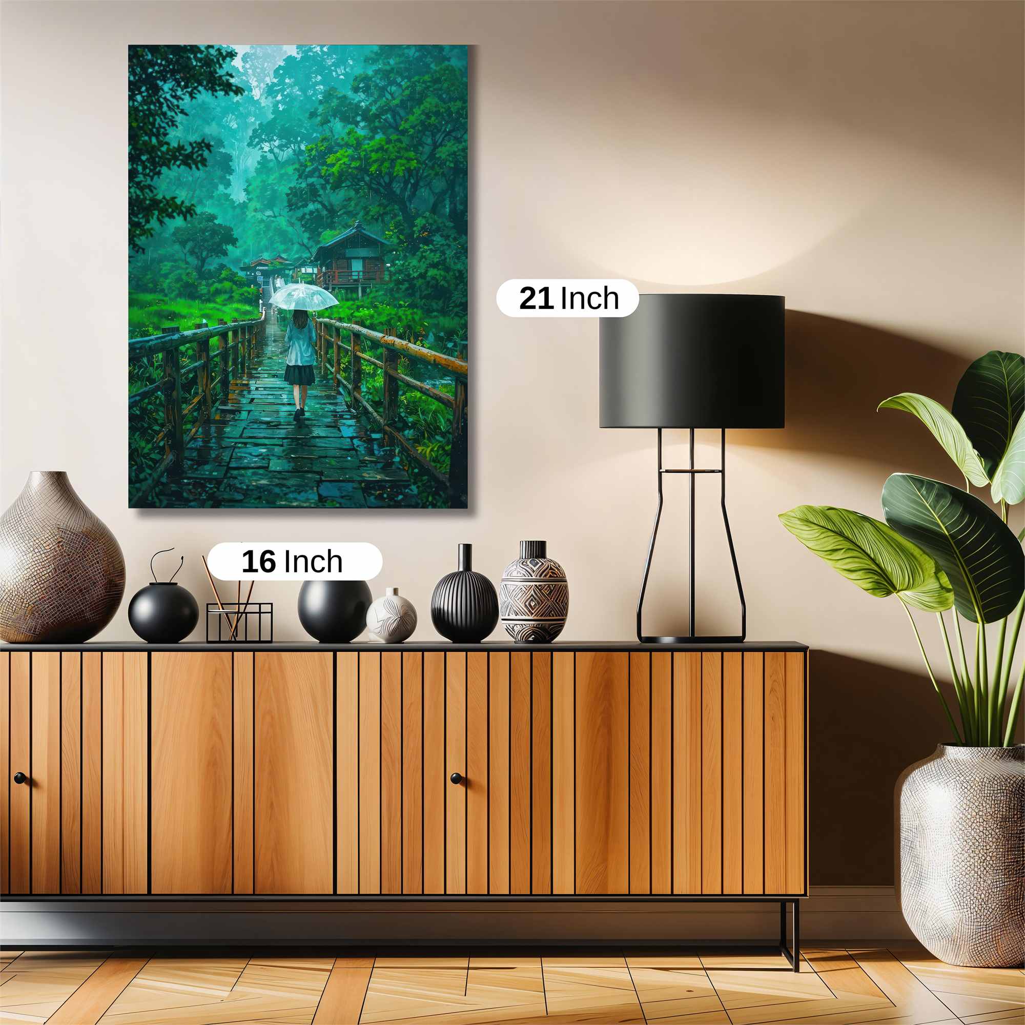 Rainy Serenity Safe Wall Magnetic / M