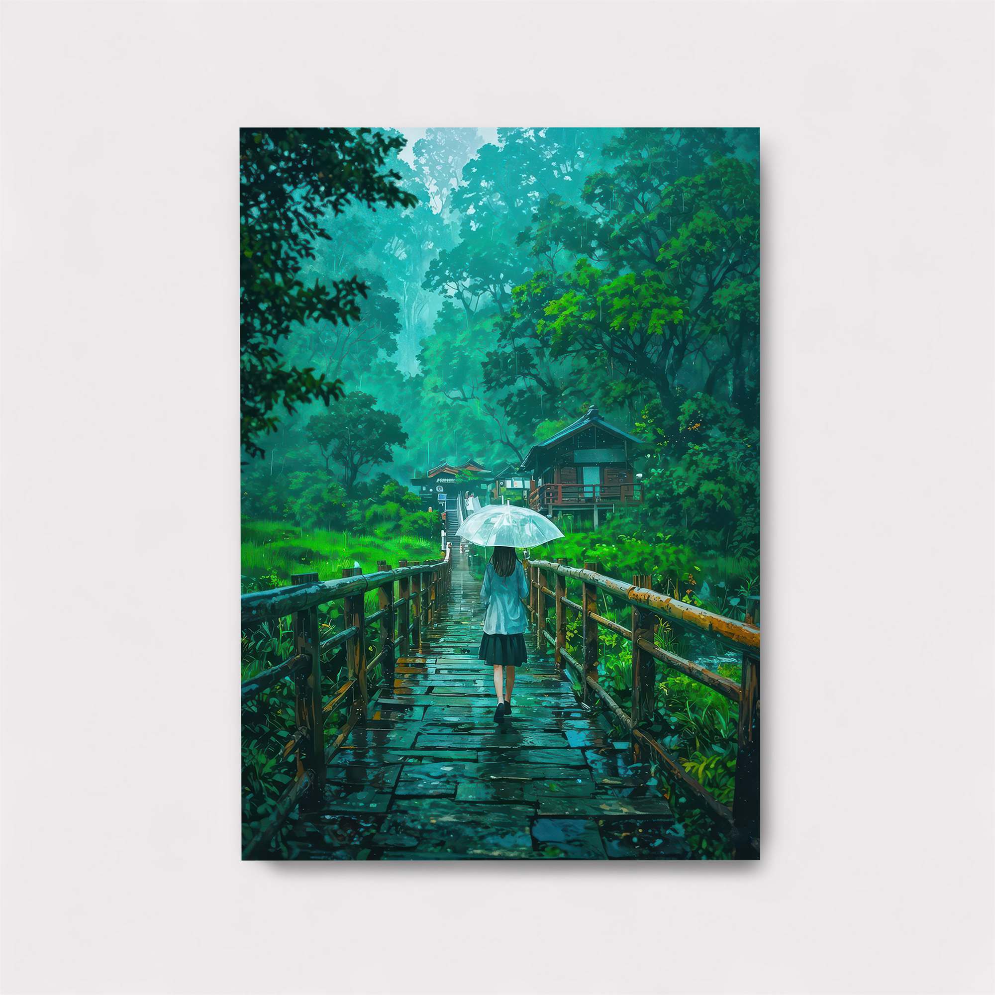 Rainy Serenity Safe Wall Magnetic / M