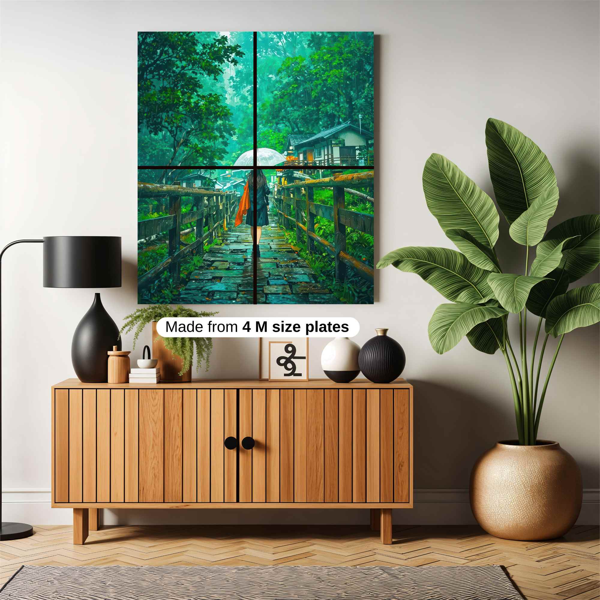 Rainy Serenity Safe Wall Magnetic / M