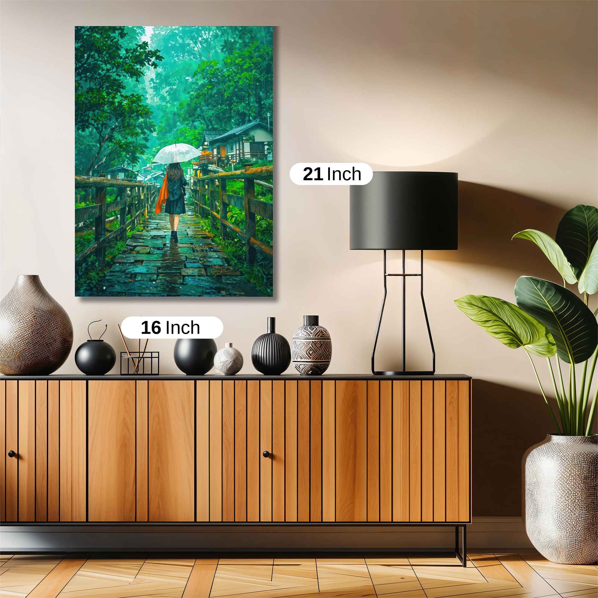 Rainy Serenity Safe Wall Magnetic / M