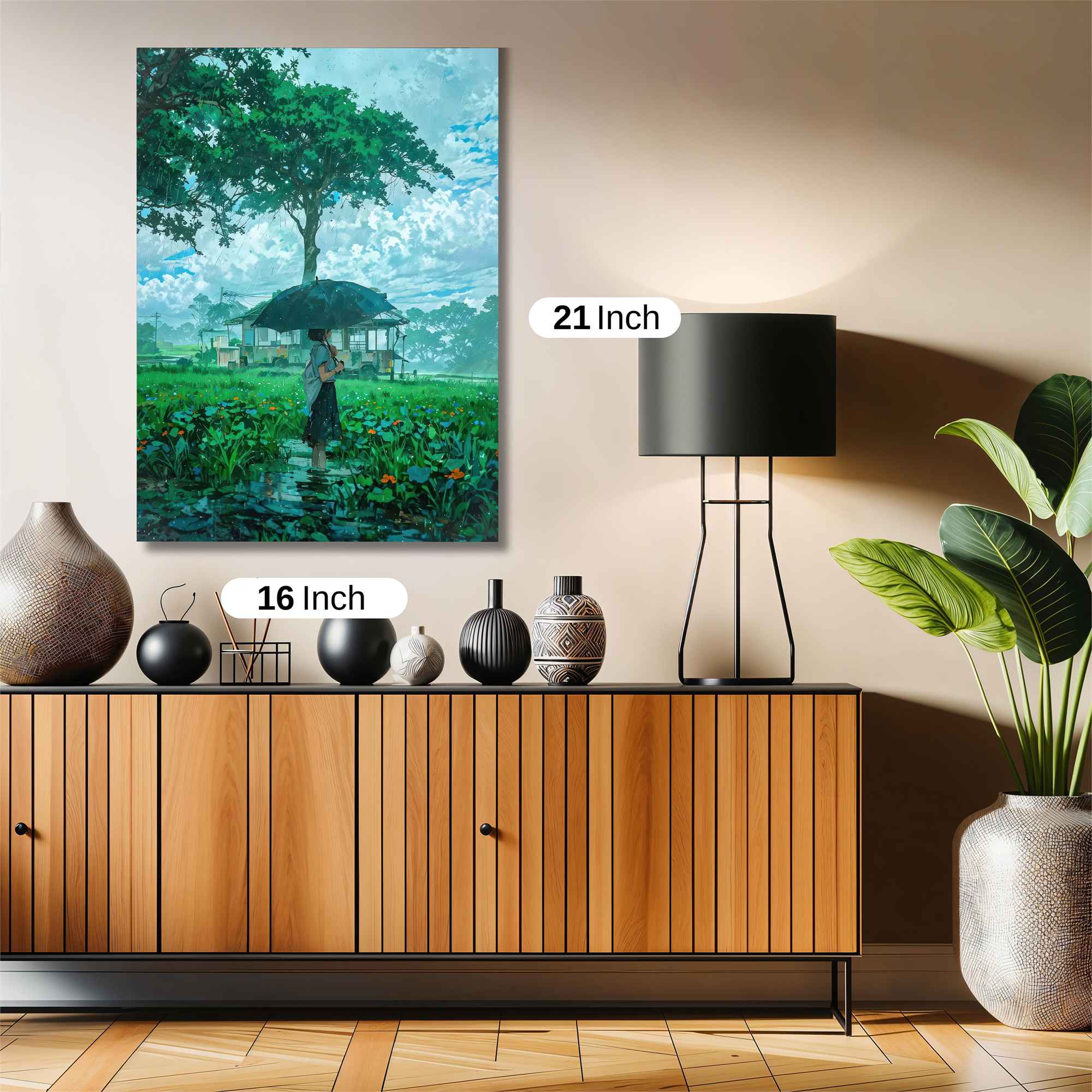 Umbrella Tranquil Safe Wall Magnetic / M