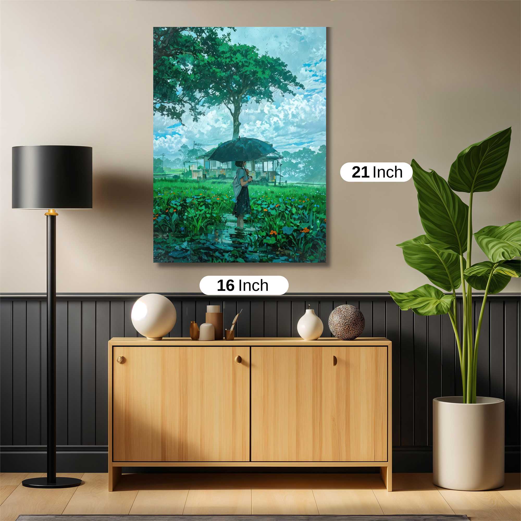 Umbrella Tranquil Safe Wall Magnetic / M