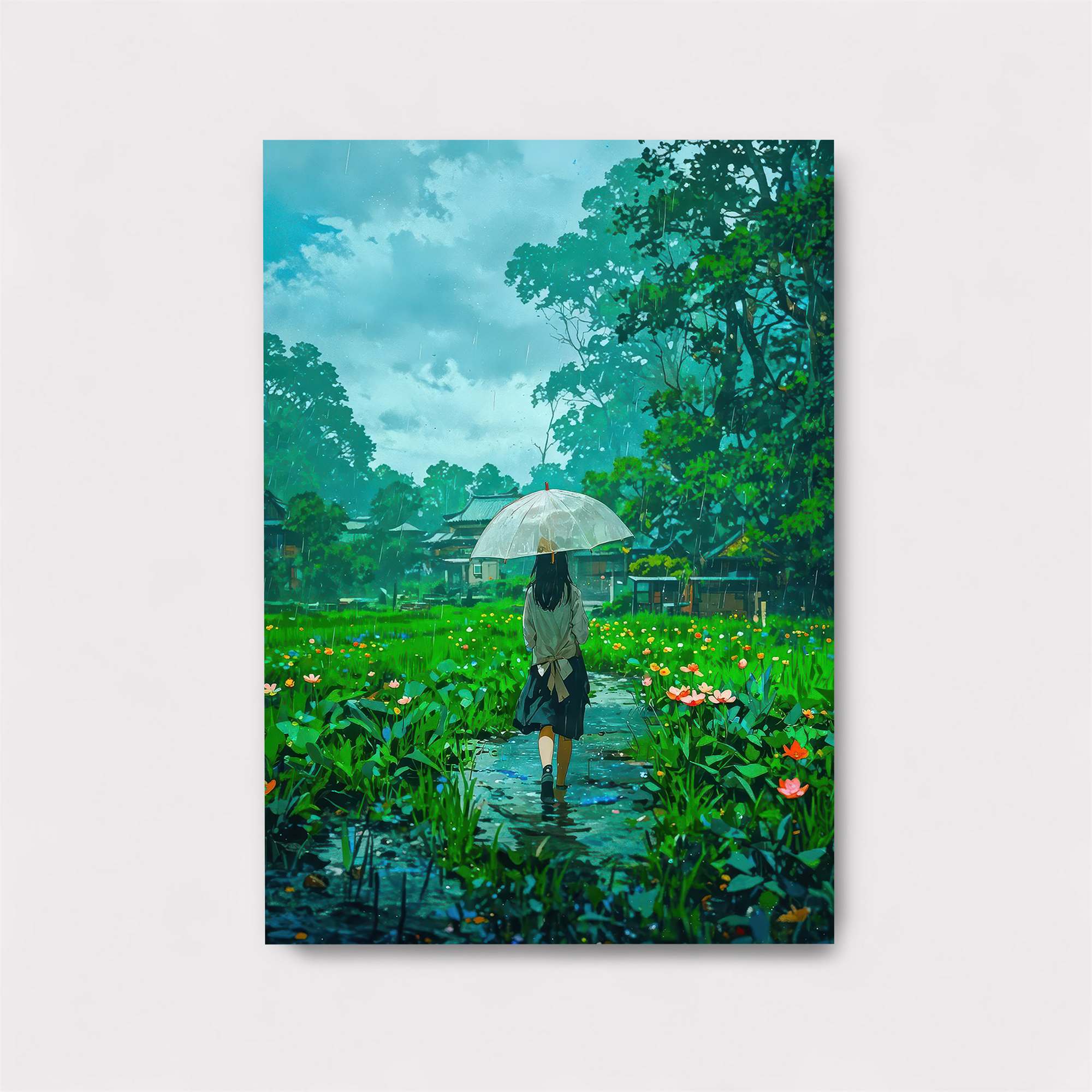 Rainy Serenity Safe Wall Magnetic / M