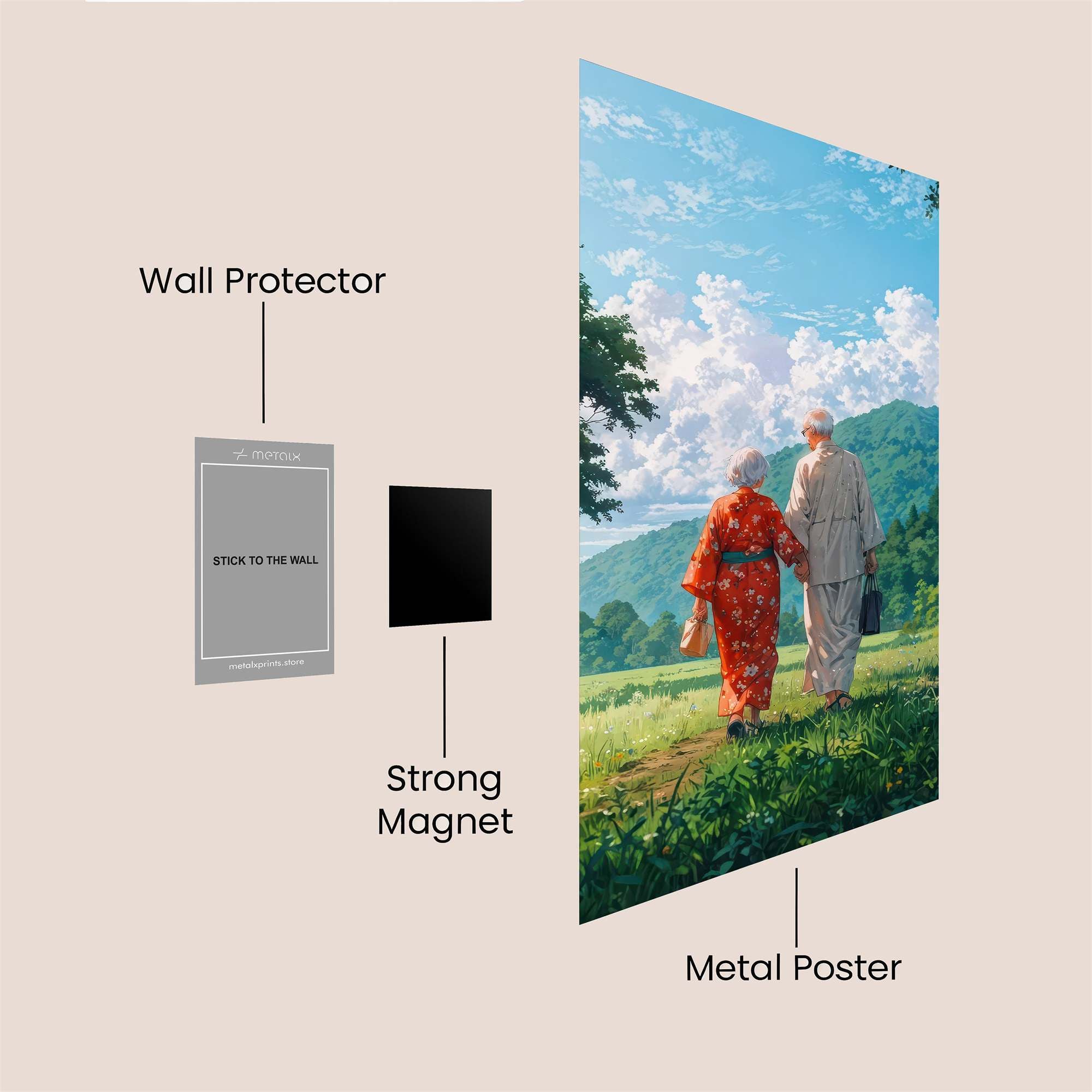 Journey Serenity Safe Wall Magnetic / M