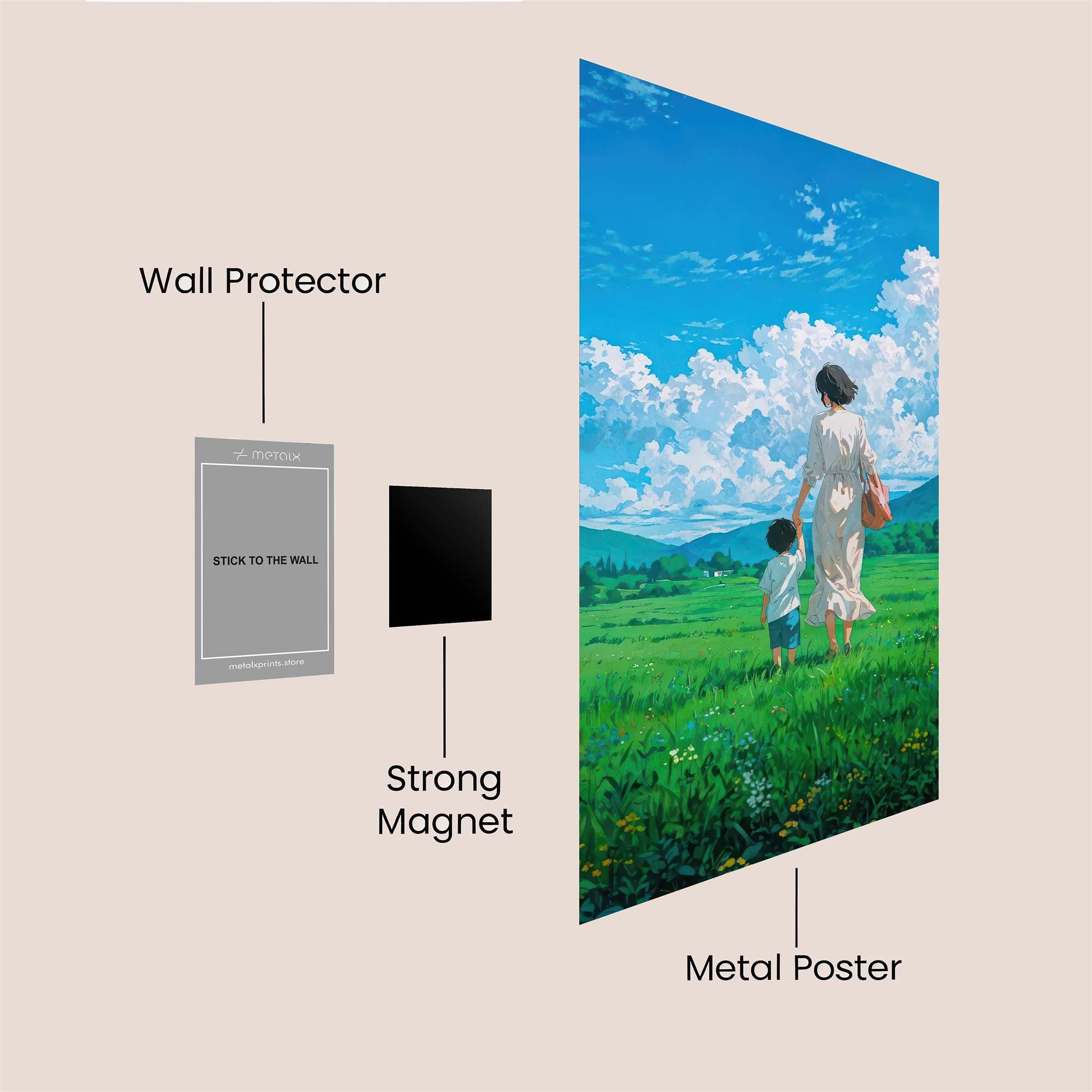 Motherly Serenity Safe Wall Magnetic / M