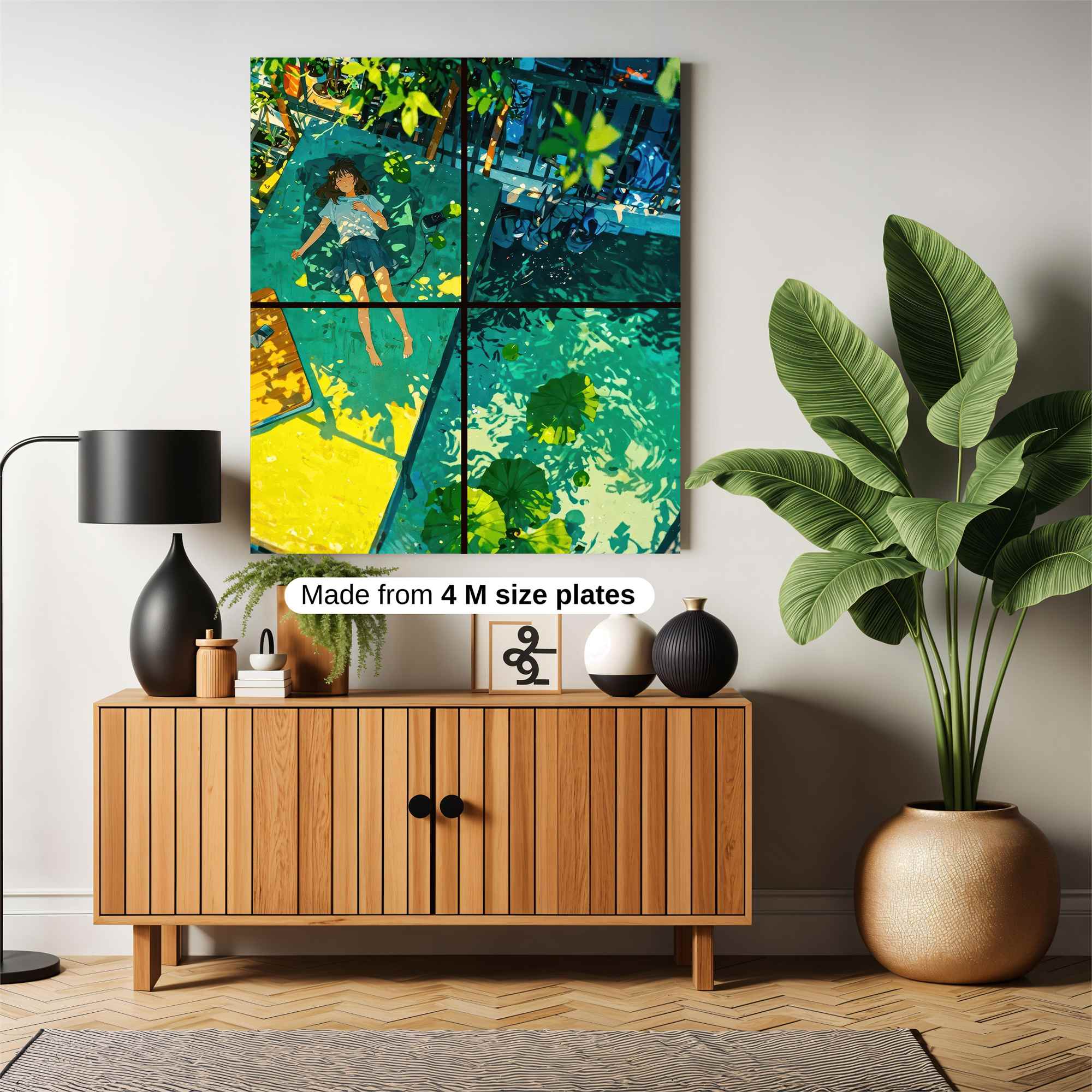 Sunlit Serenity Safe Wall Magnetic / M