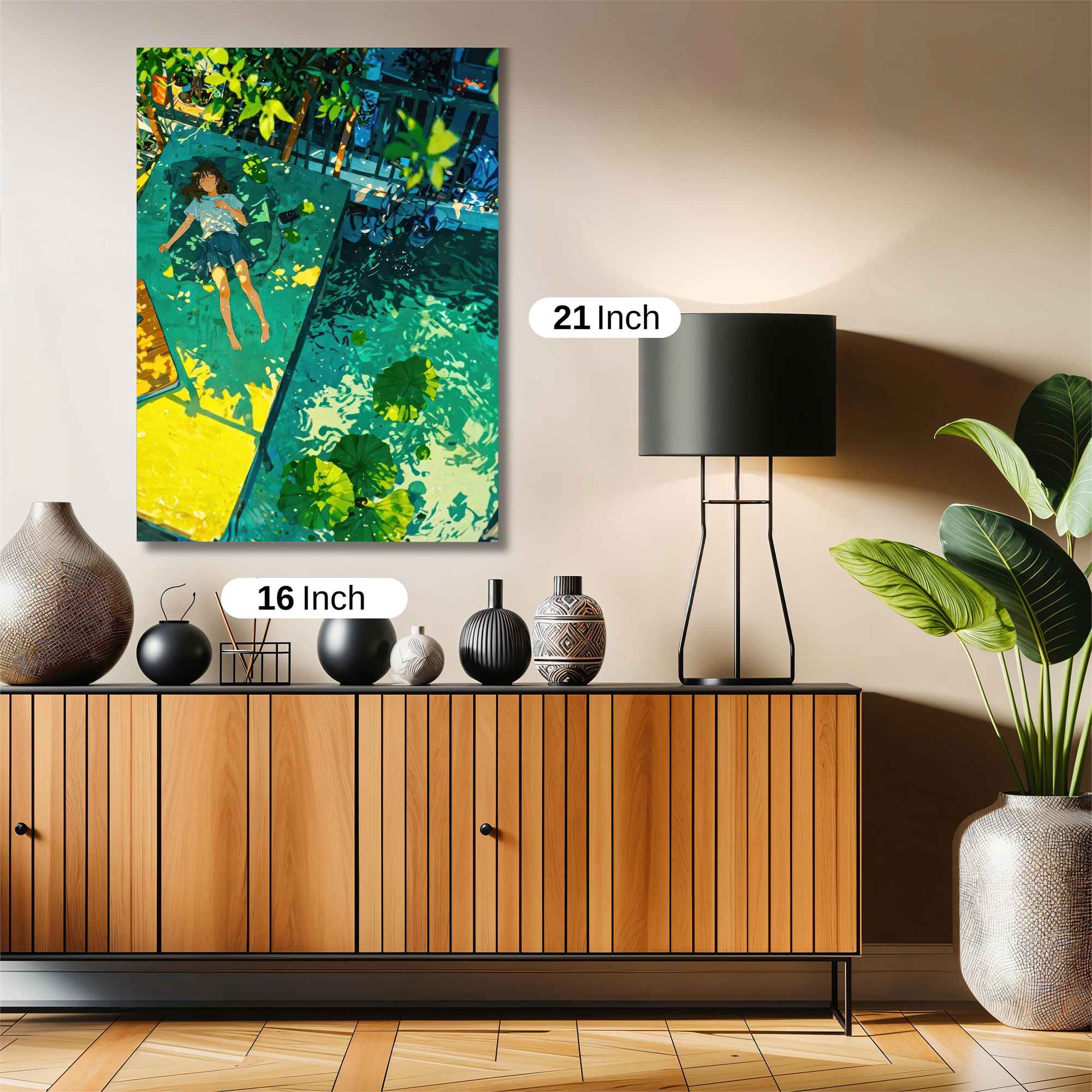 Sunlit Serenity Safe Wall Magnetic / M