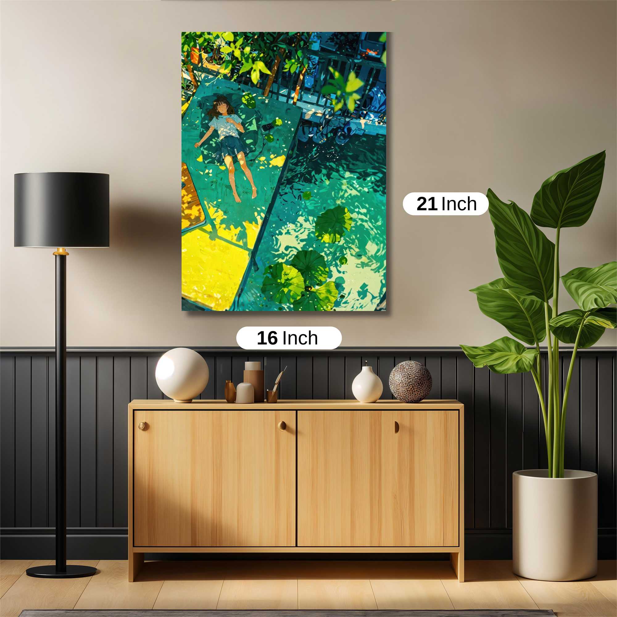 Sunlit Serenity Safe Wall Magnetic / M