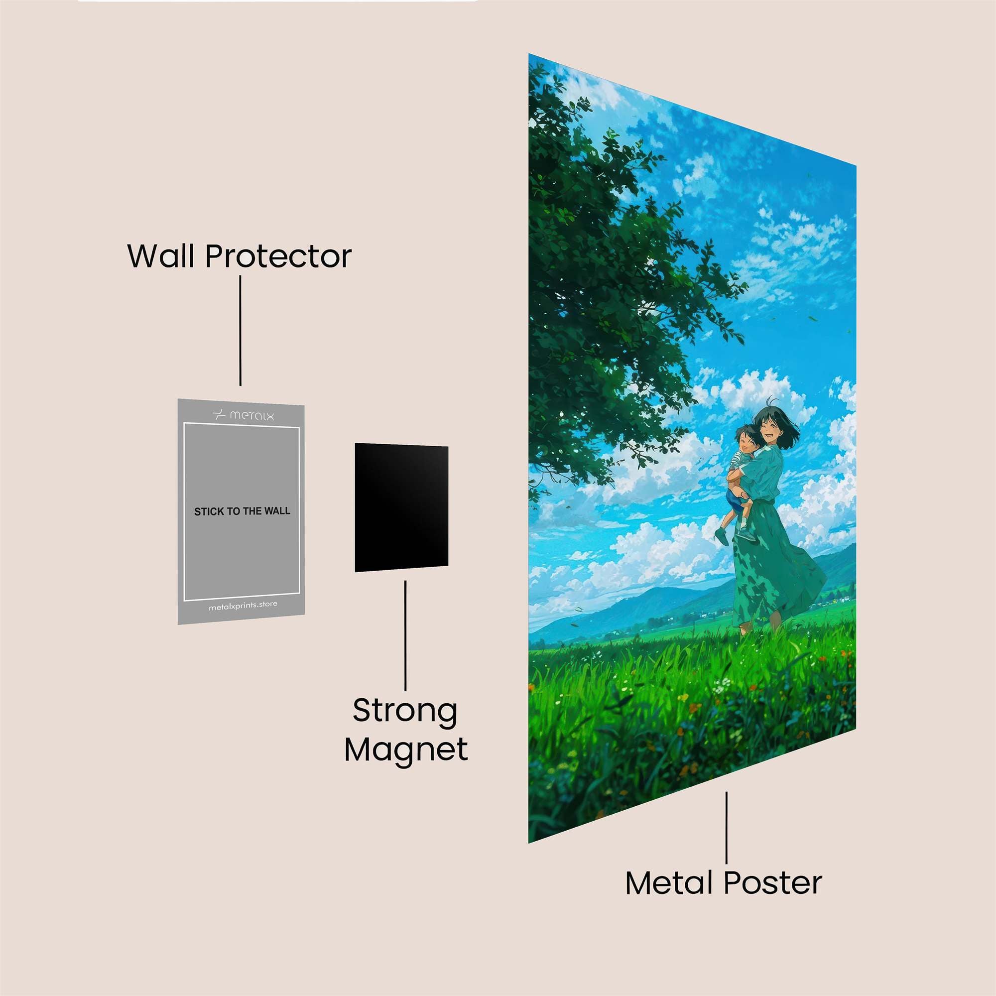 Motherly Serenity Safe Wall Magnetic / M