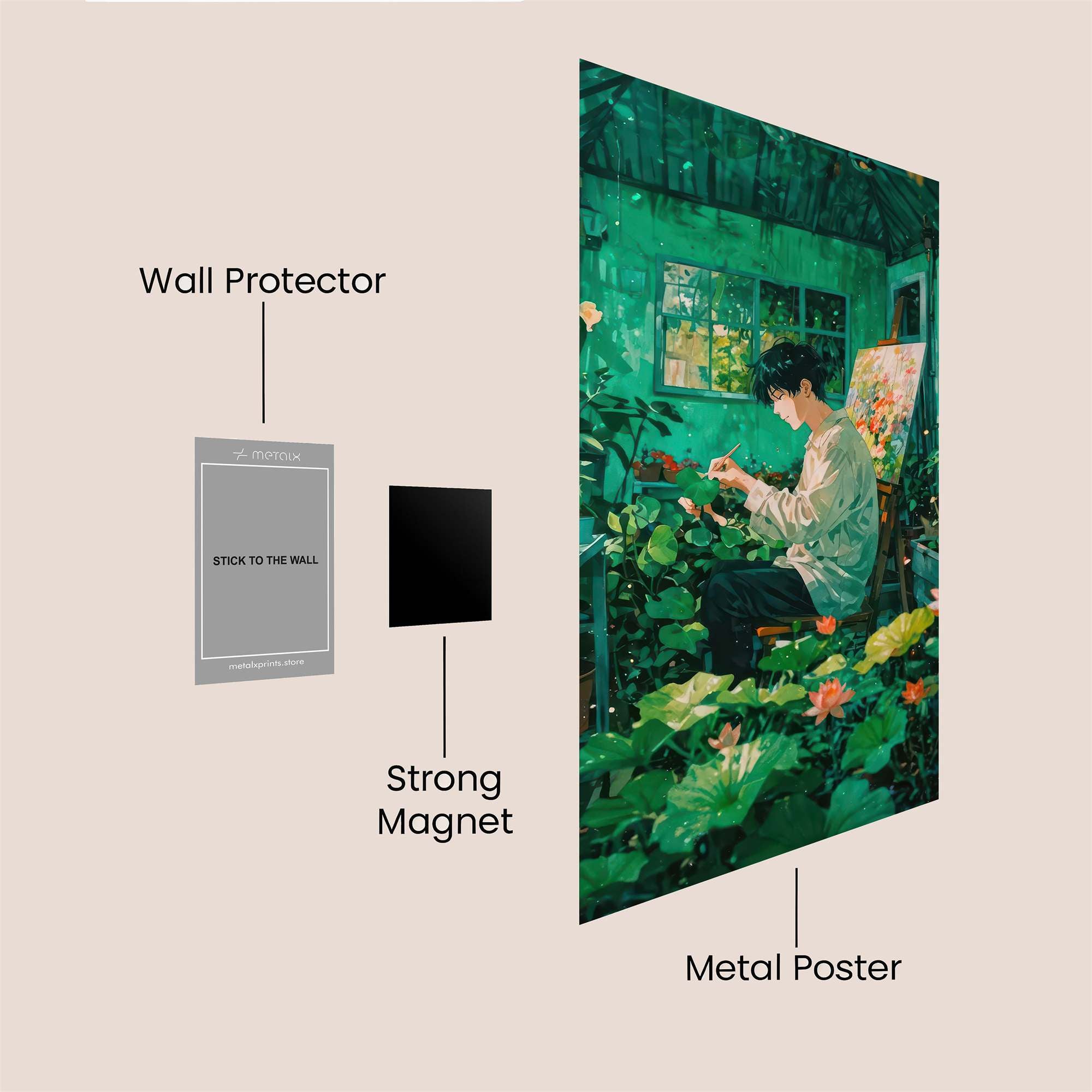 Botanist Bliss Safe Wall Magnetic / M