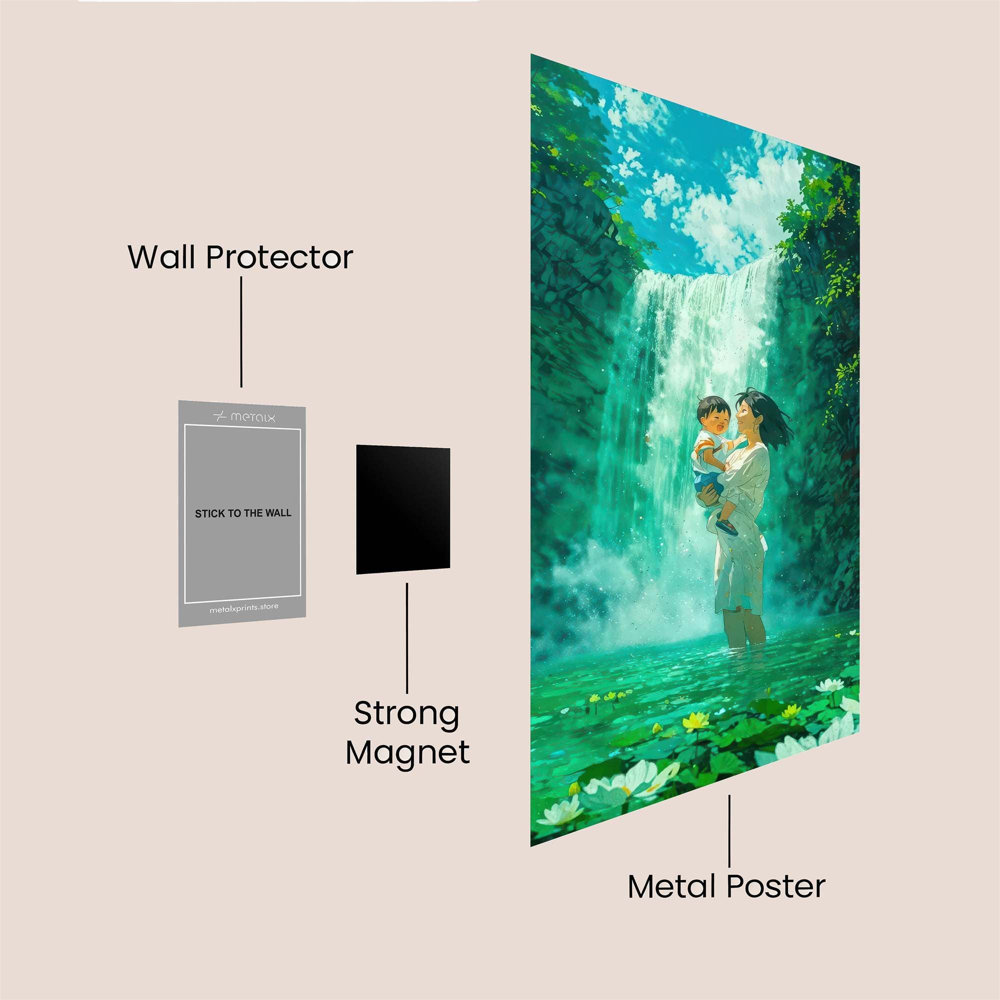 Motherly Serenity Safe Wall Magnetic / M