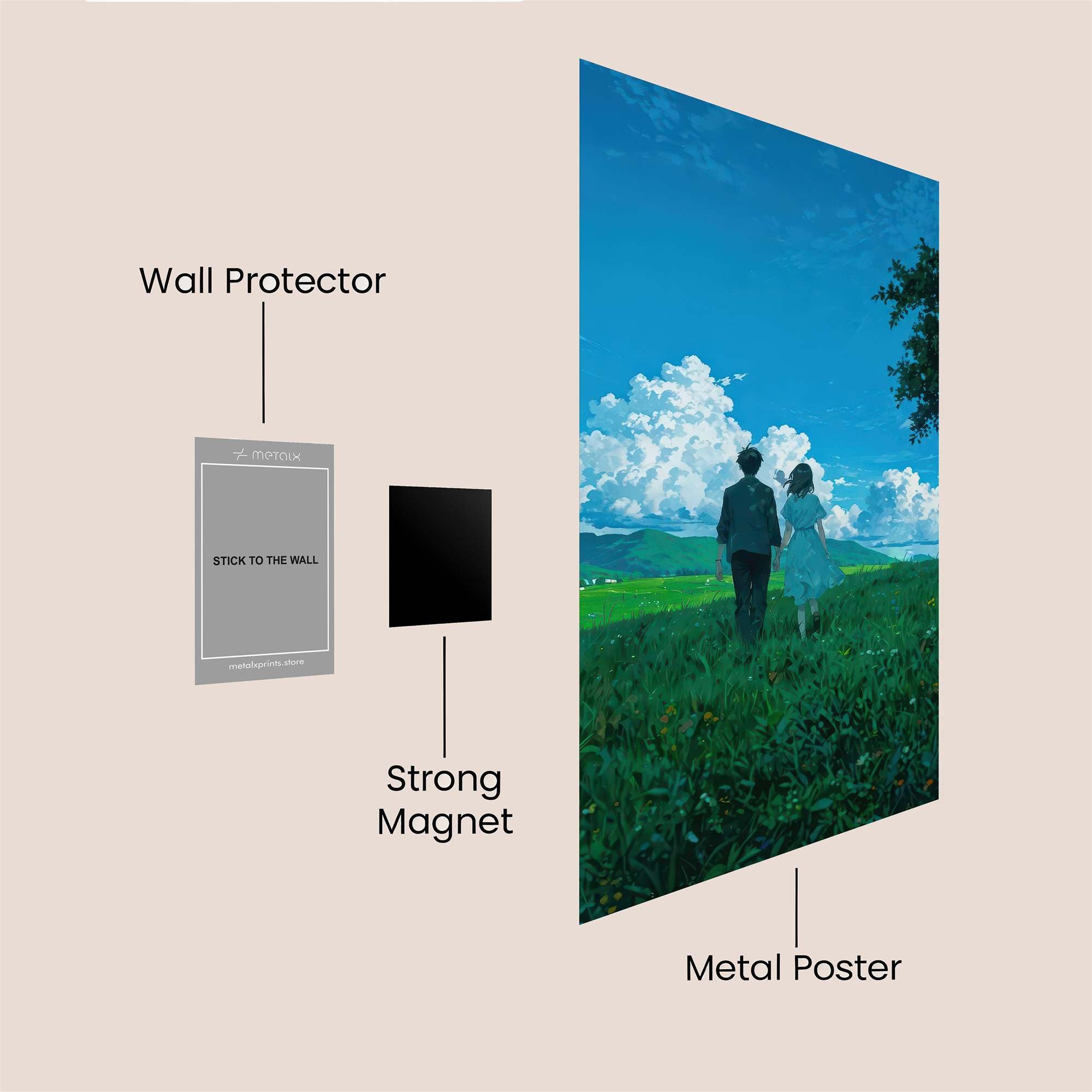 Love Whisper Safe Wall Magnetic / M