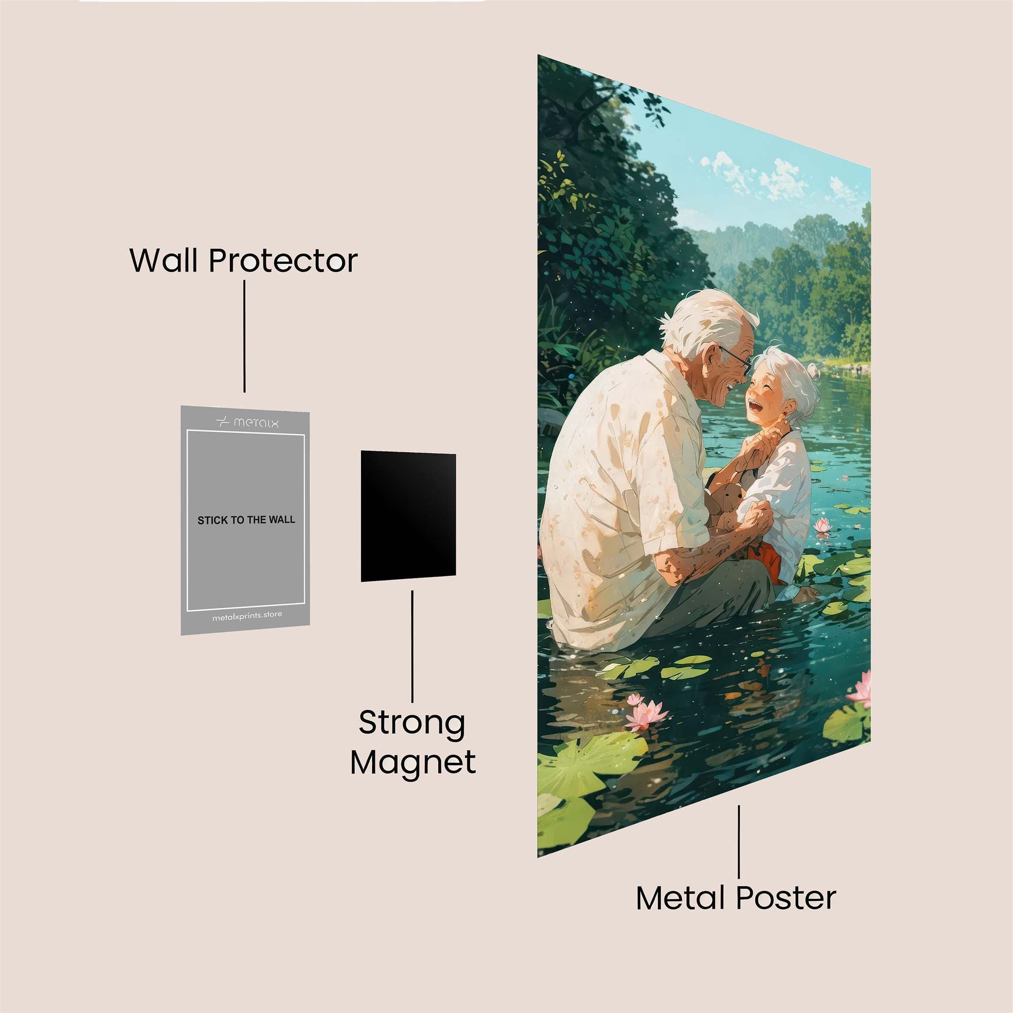 Love's Serenity Safe Wall Magnetic / M