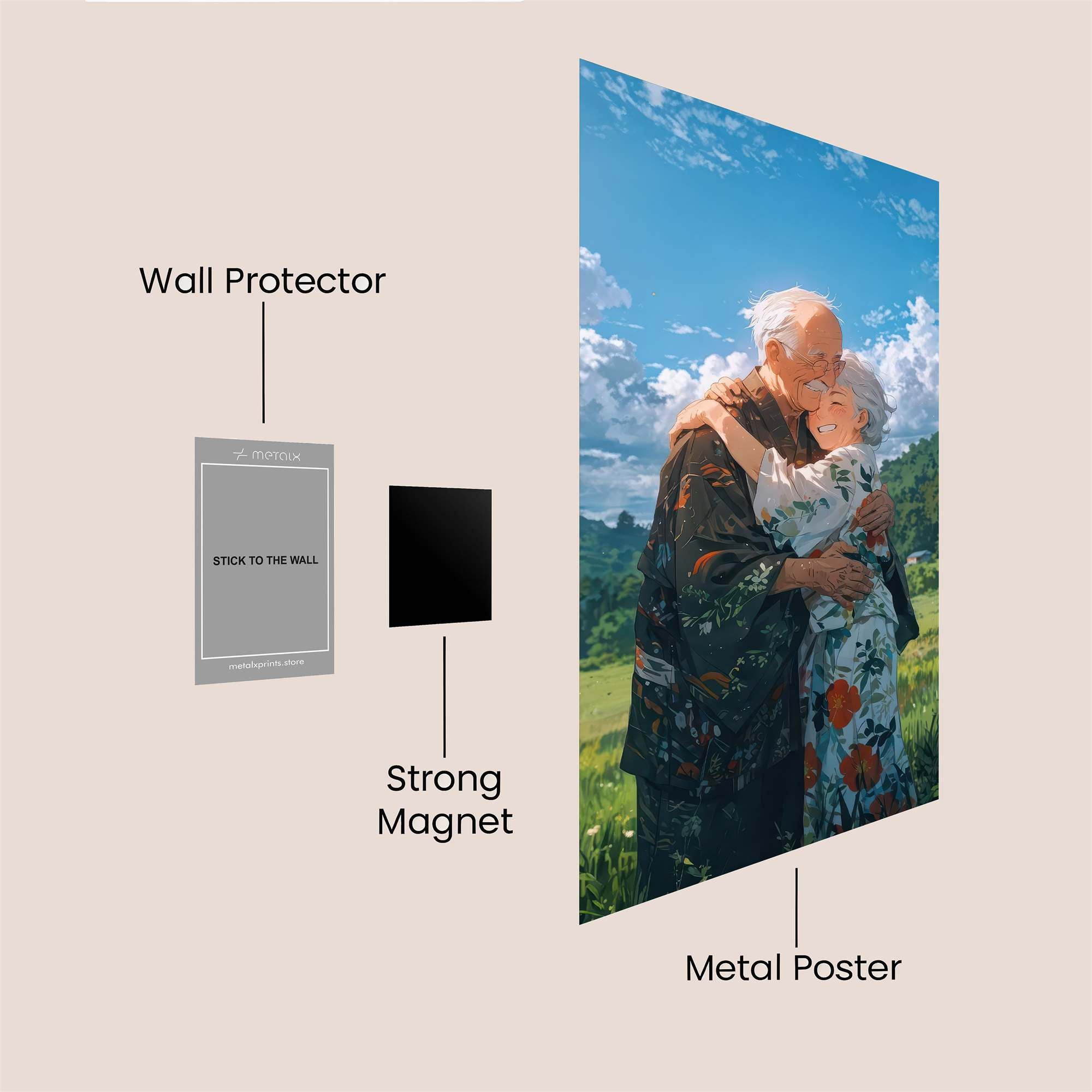 Love Serene Safe Wall Magnetic / M