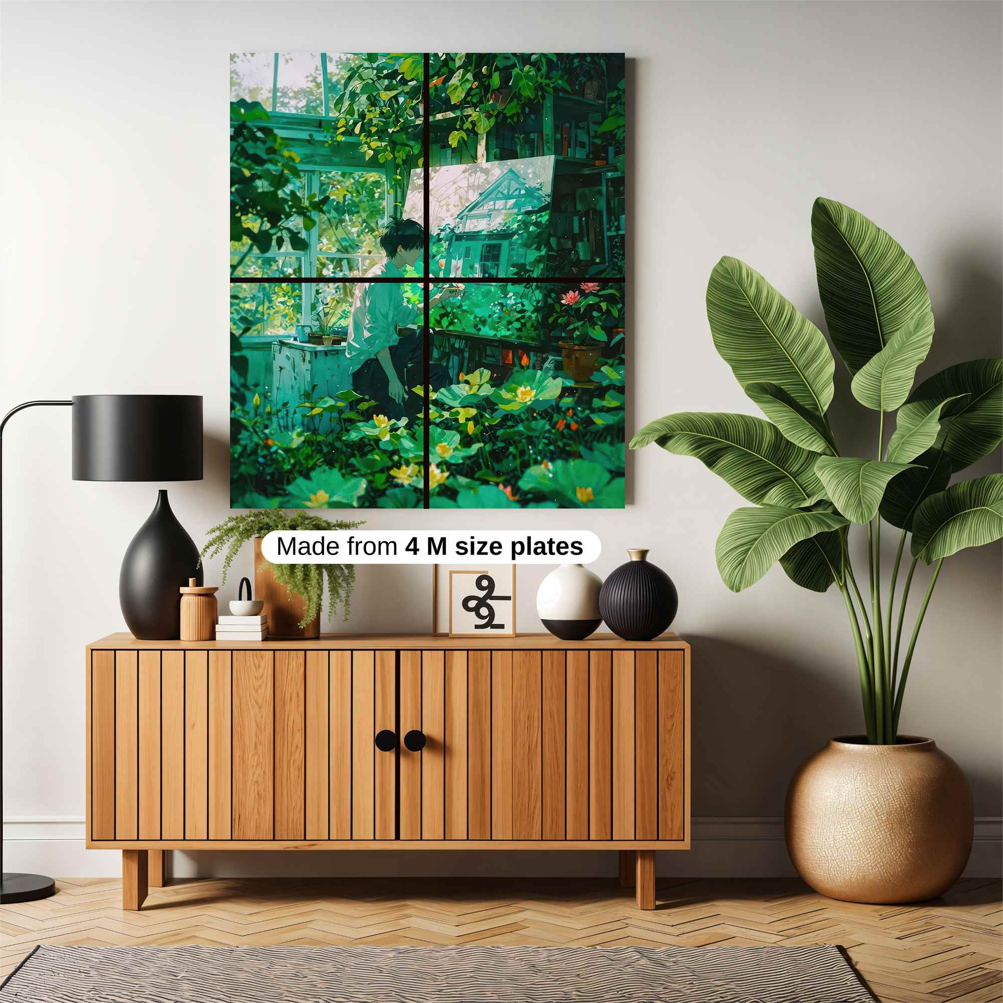 Green Serenity Safe Wall Magnetic / M