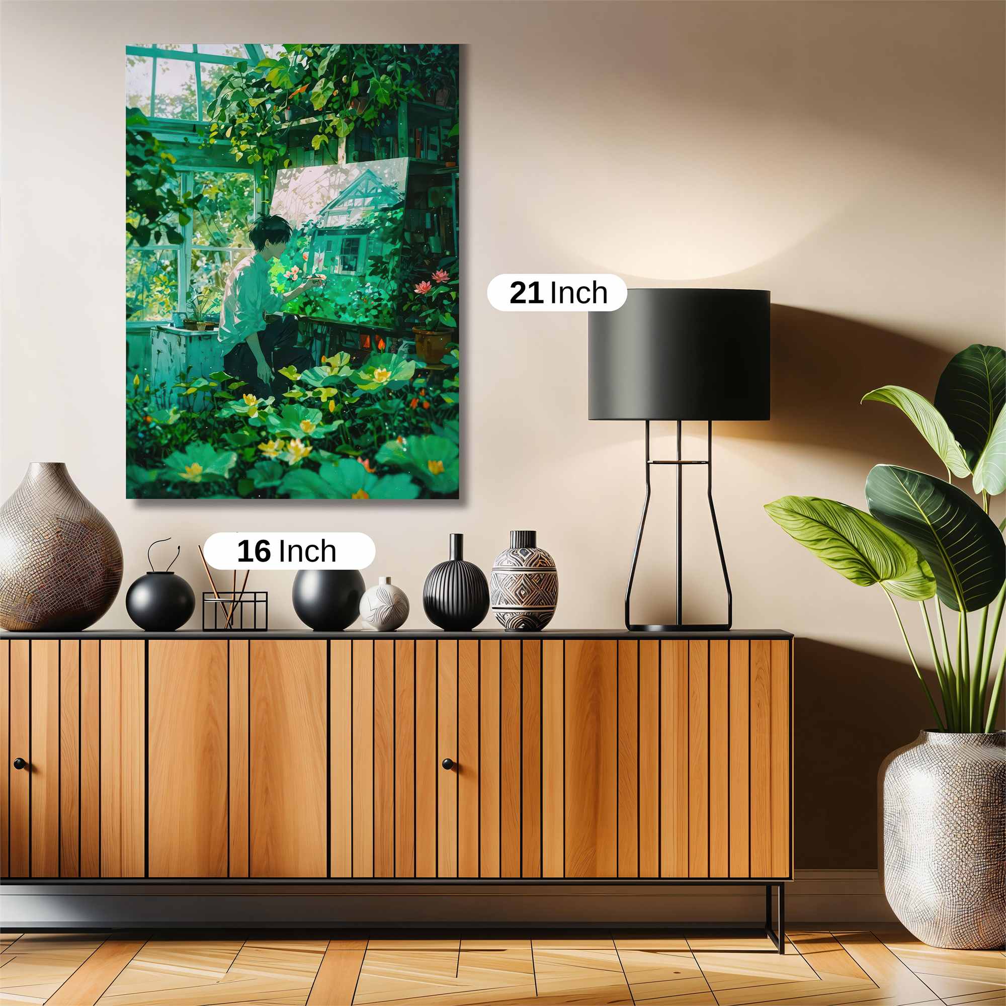 Green Serenity Safe Wall Magnetic / M