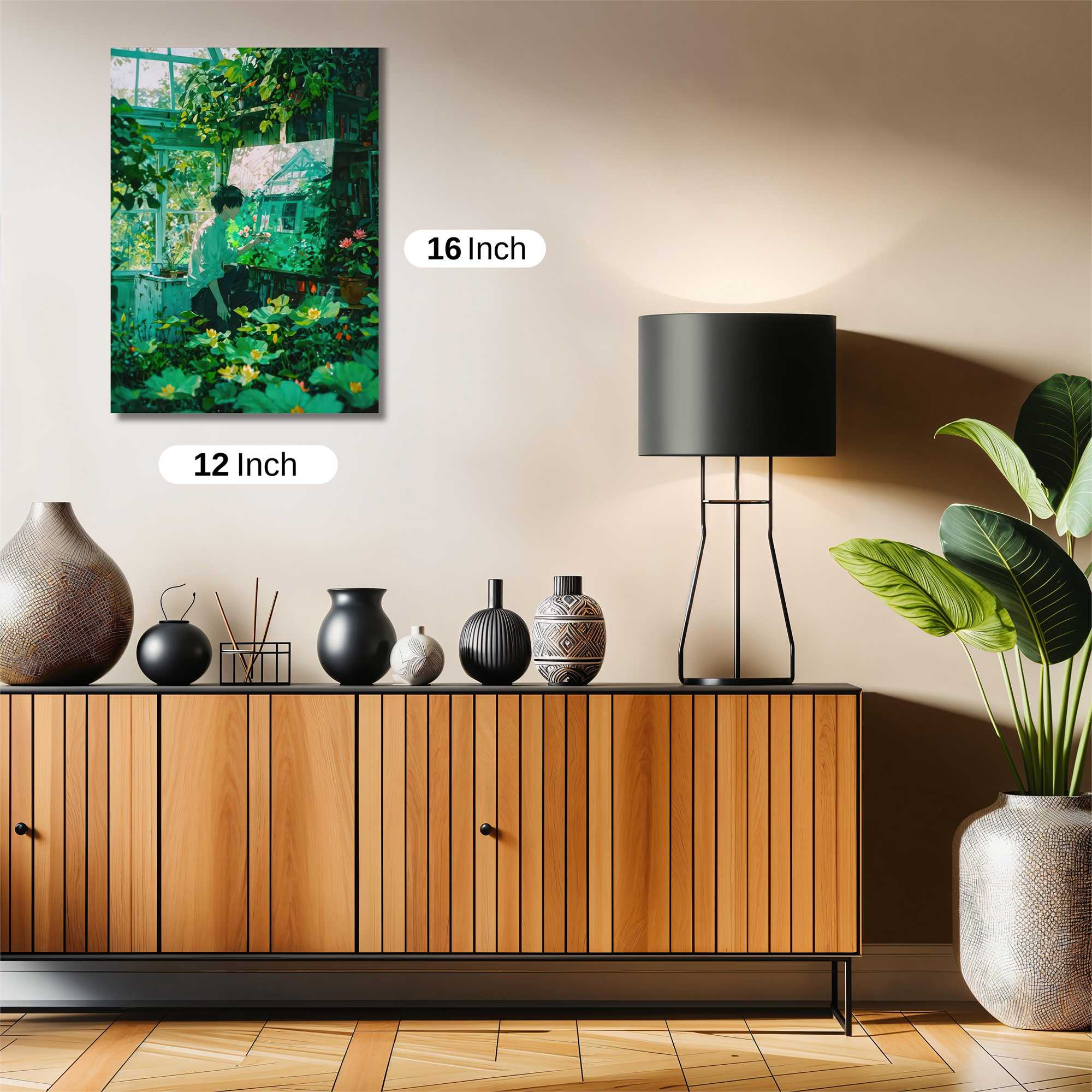 Green Serenity Safe Wall Magnetic / M