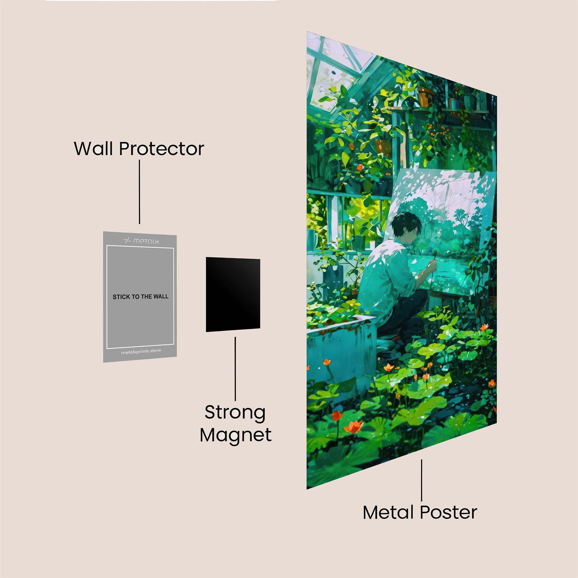 Artist's Oasis Safe Wall Magnetic / M