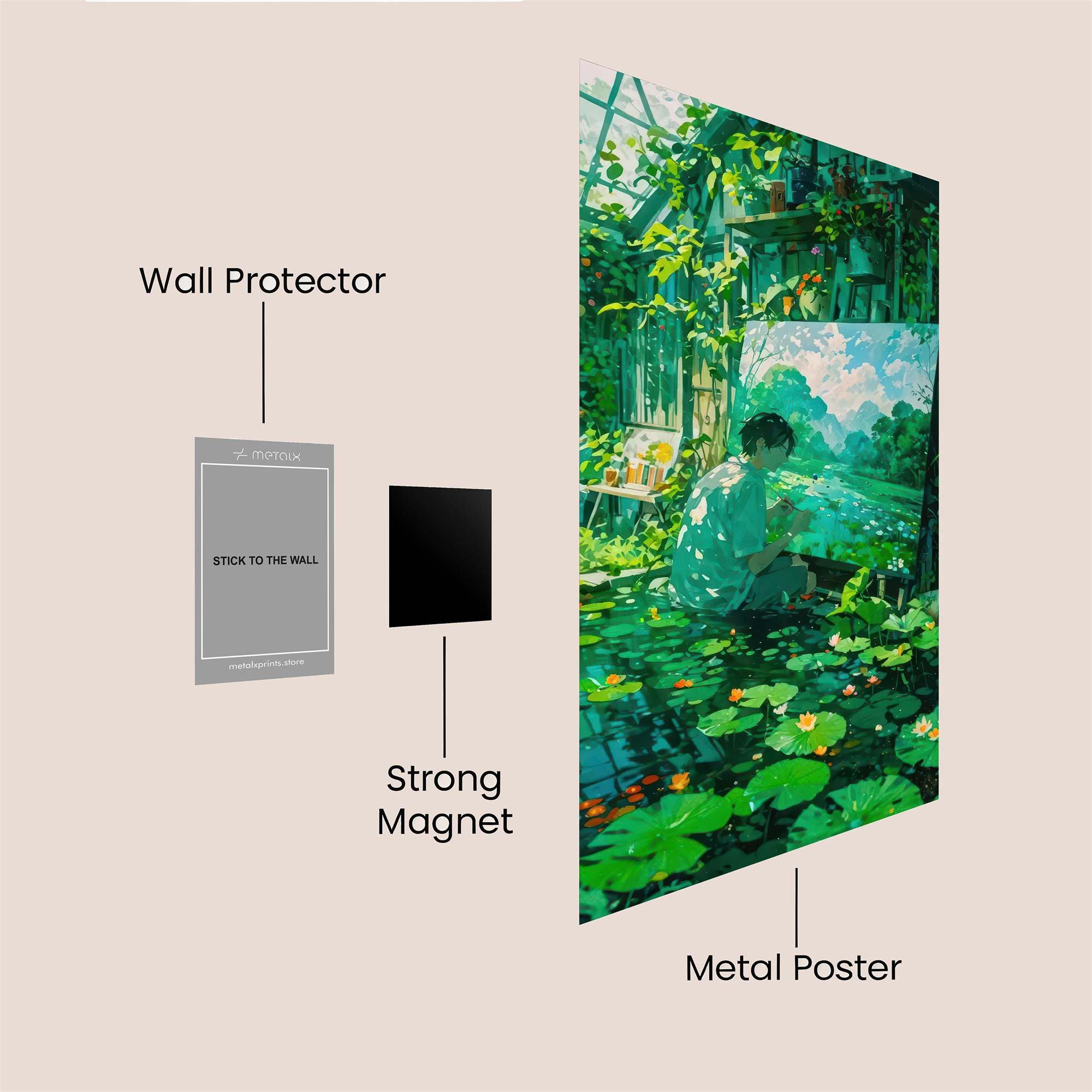 Artist's Oasis Safe Wall Magnetic / M
