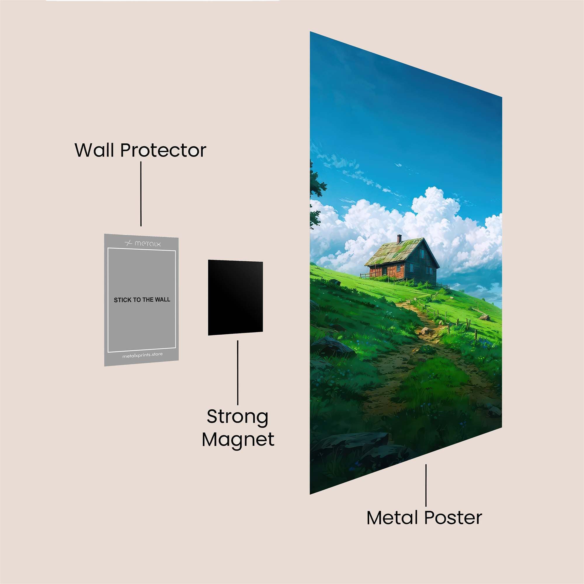 Cabin Serenity Safe Wall Magnetic / M