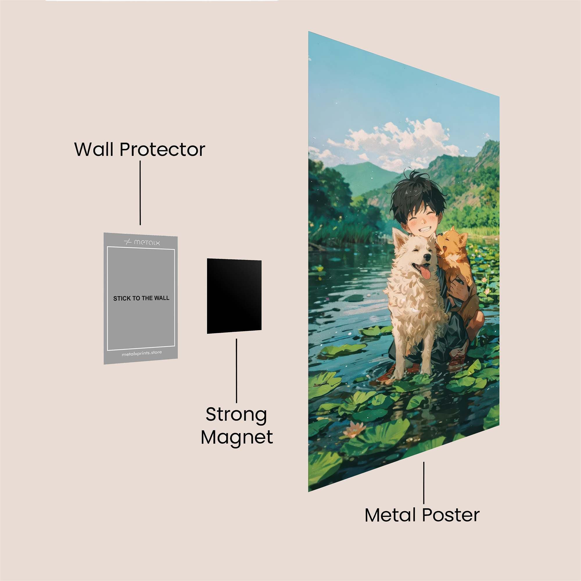 Doggy Serenity Safe Wall Magnetic / M