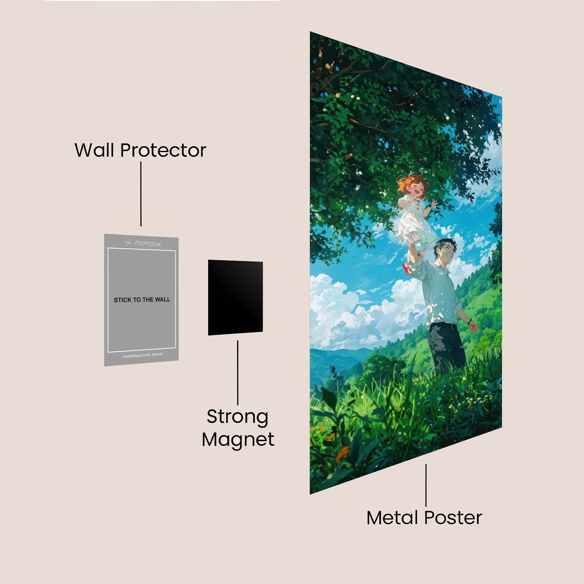 Joyful Ascent Safe Wall Magnetic / M
