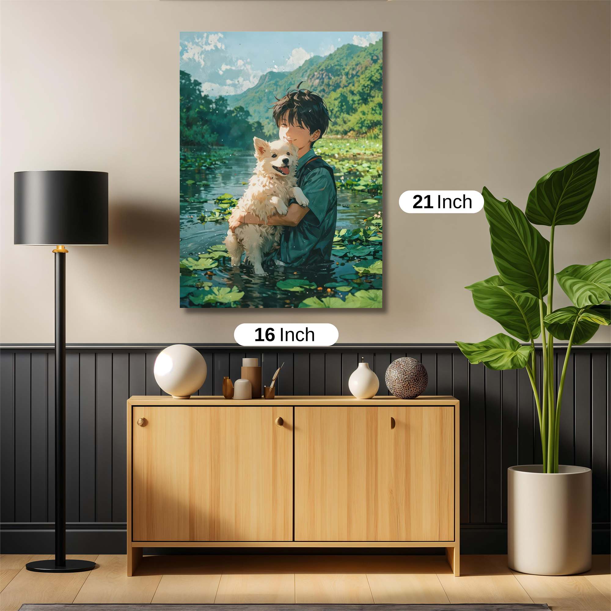 Puppy Serenity Safe Wall Magnetic / M