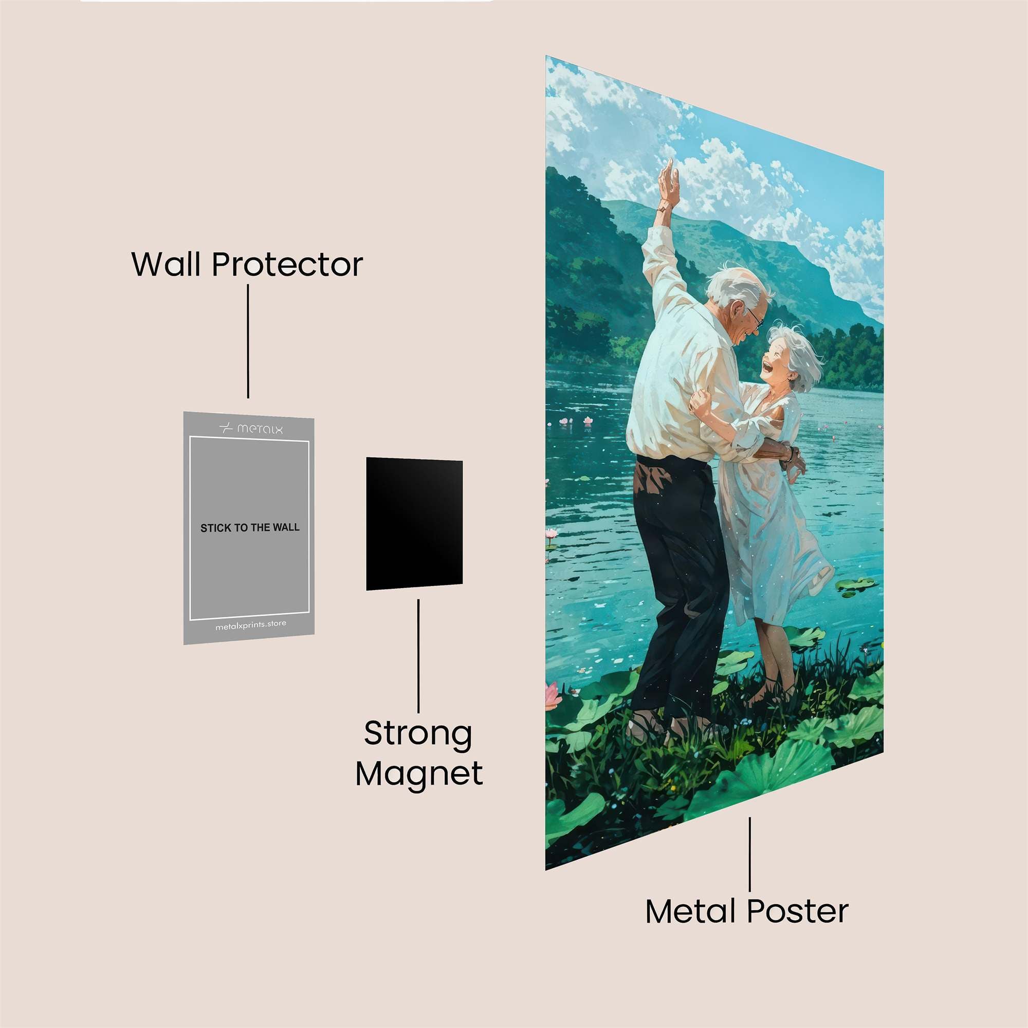 Love Waltz Safe Wall Magnetic / M