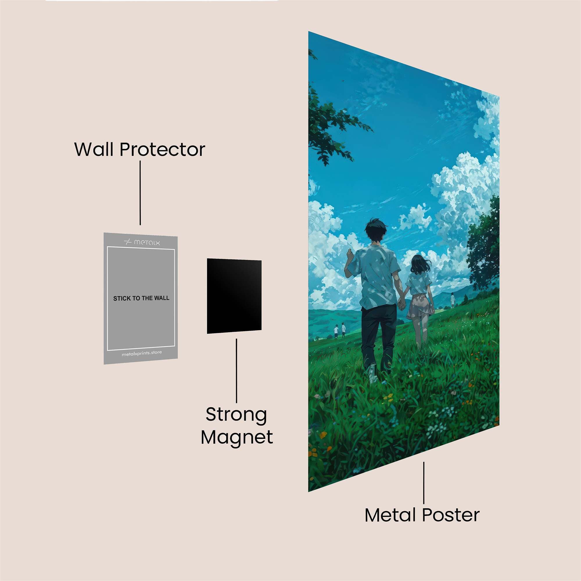 Journey Serene Safe Wall Magnetic / M