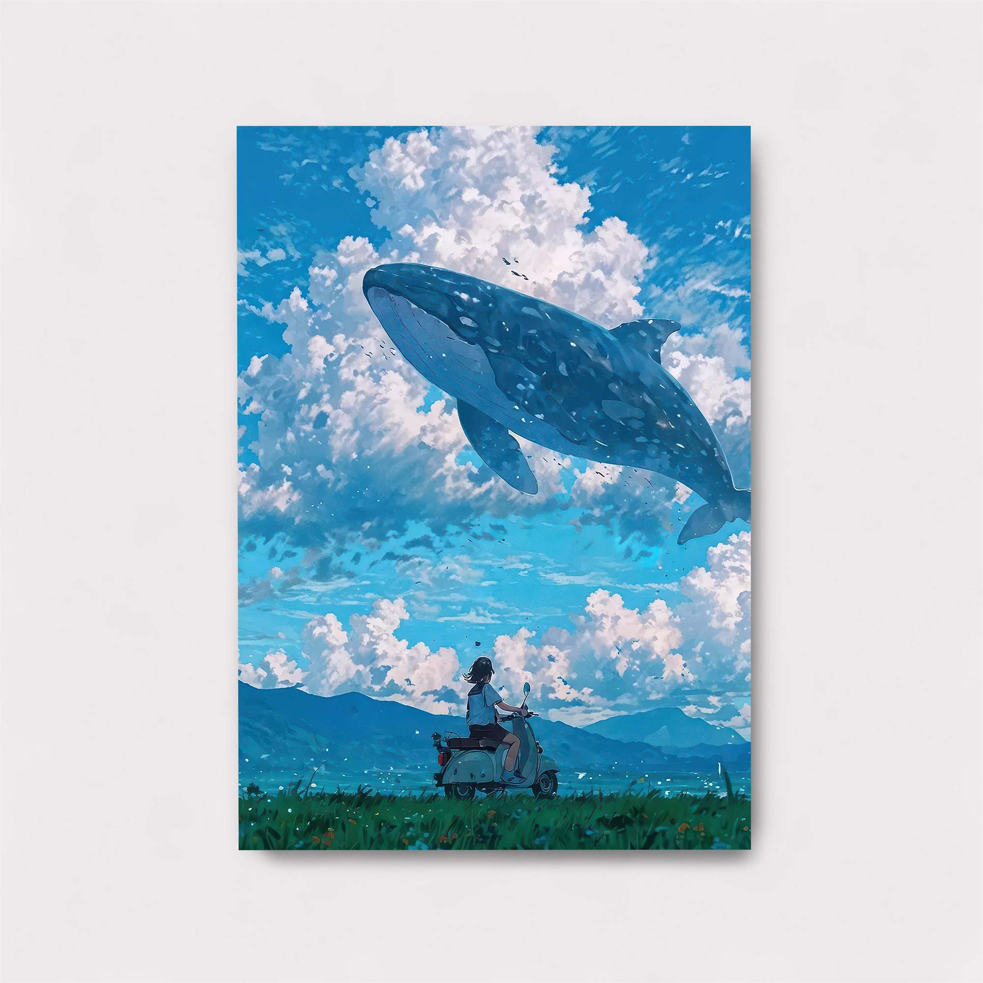 Whale Dreamscape Safe Wall Magnetic / M